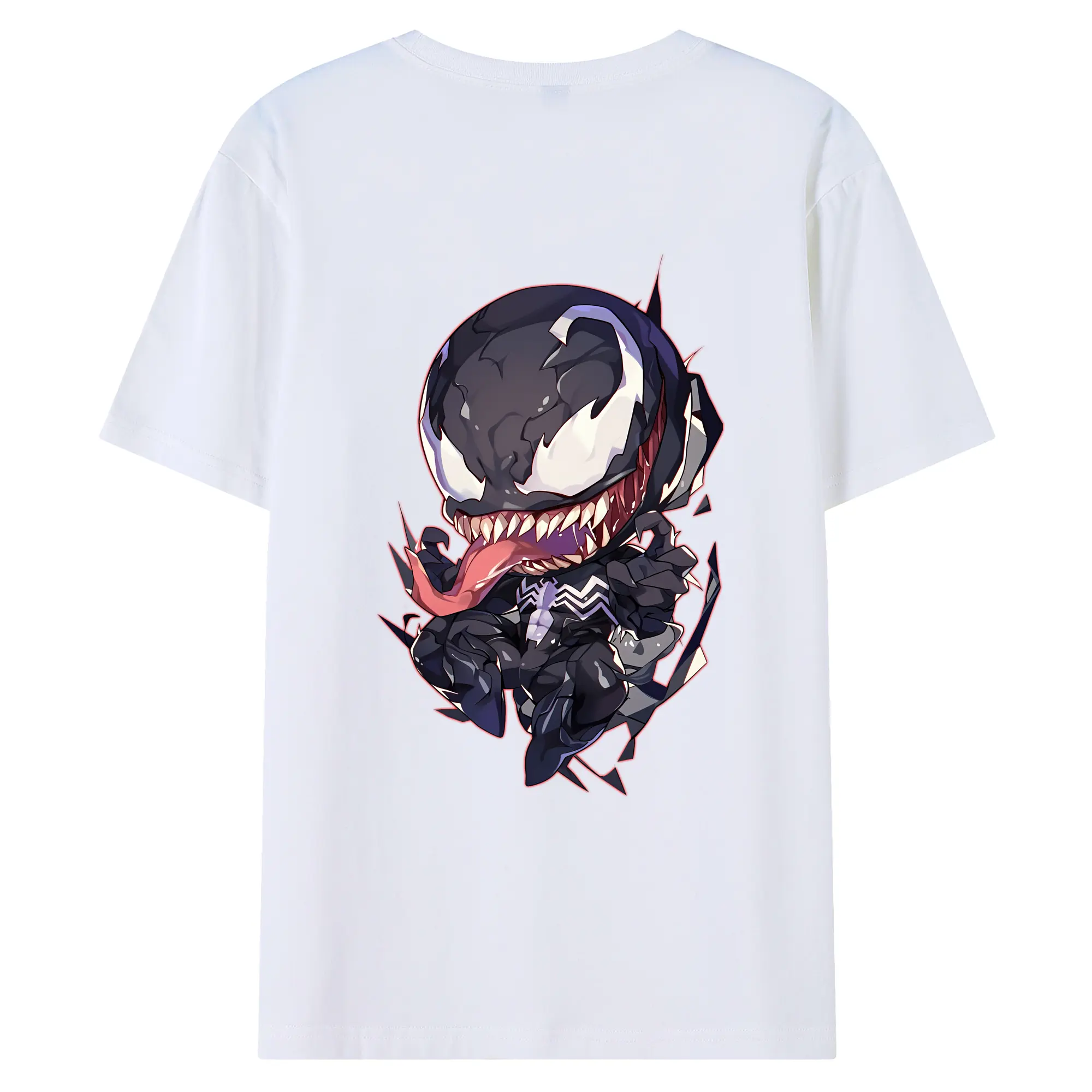 ヴェノム グッズ,ヴェノム - 綿100％ 半袖Tシャツ ・ バックプリント ・ 快適 通気性 ・ 日常使い 散歩 スポーツ用