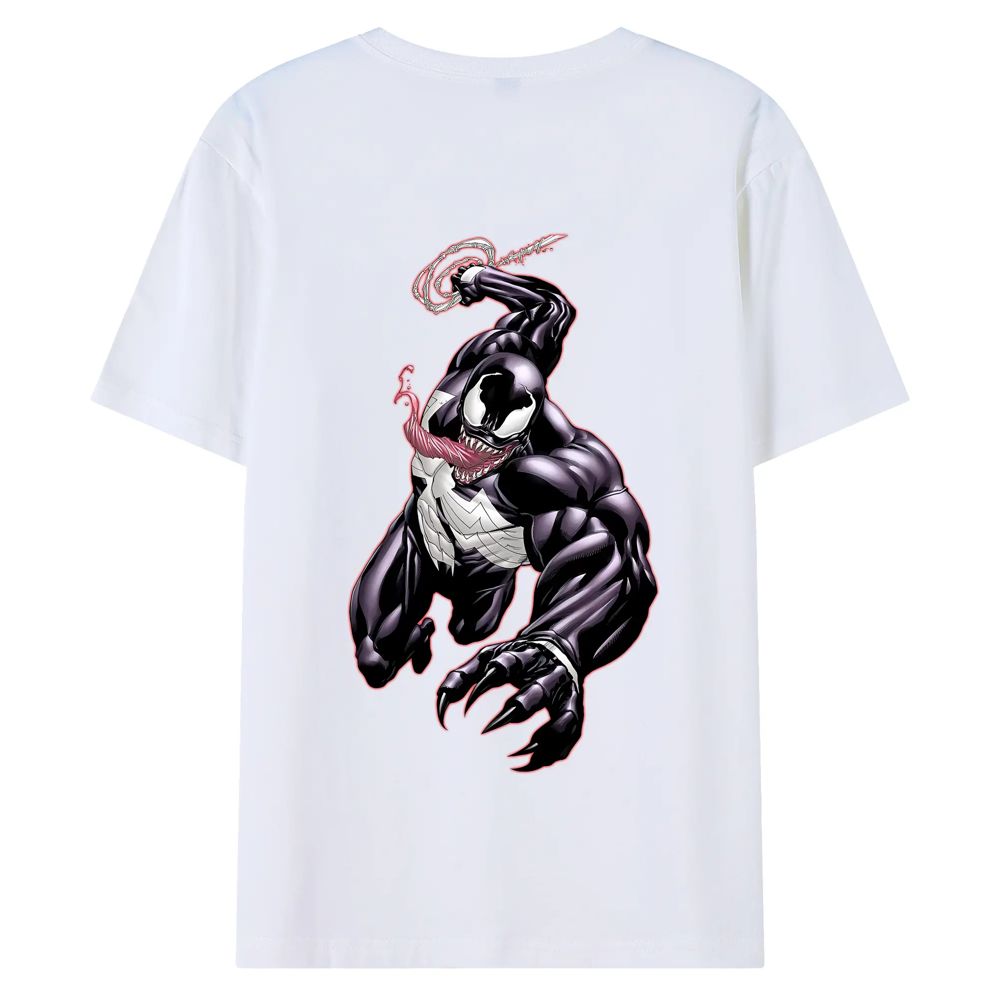 ヴェノム グッズ,ヴェノム - 綿100％ 半袖Tシャツ ・ バックプリント ・ 快適 通気性 ・ 日常使い 散歩 スポーツ用