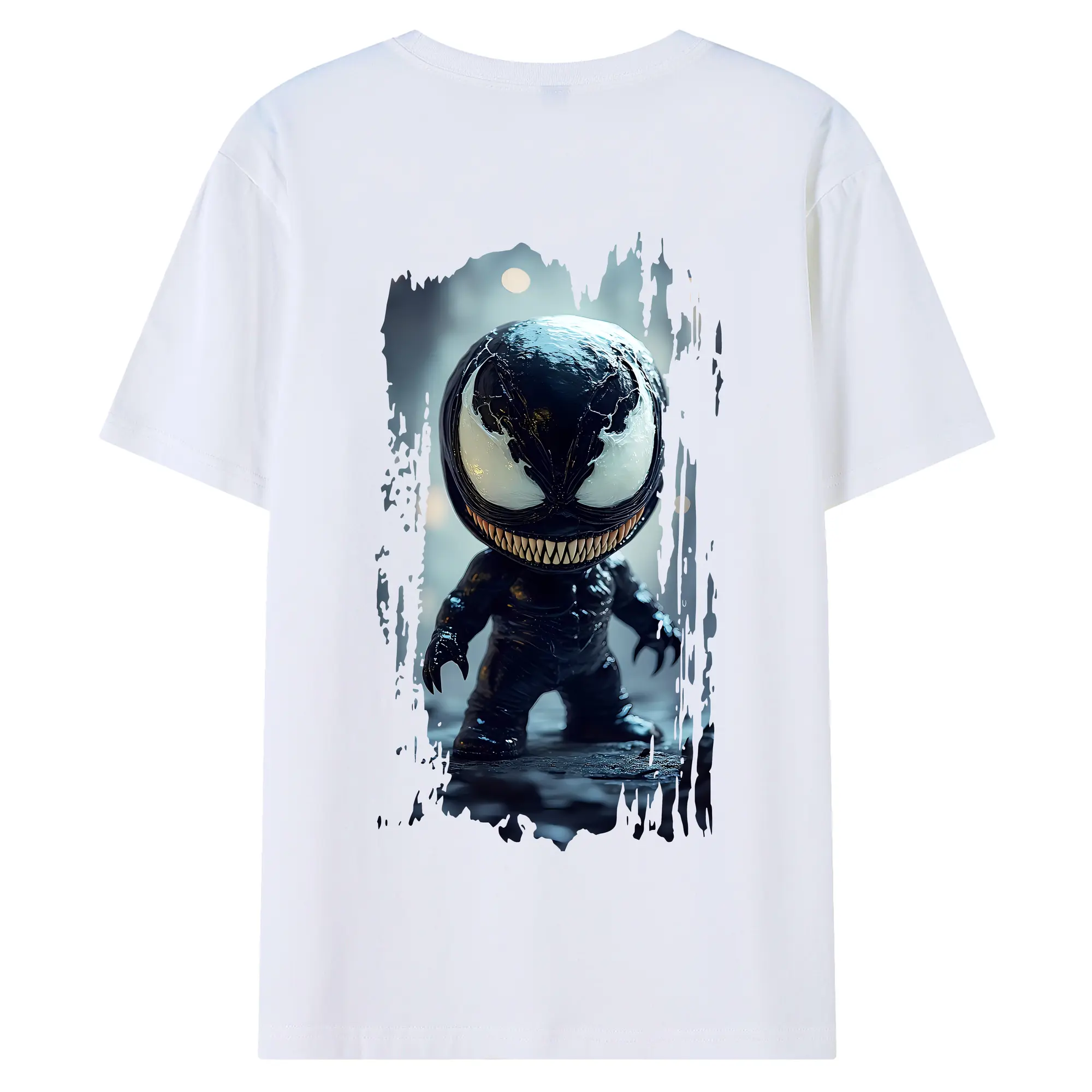 ヴェノム グッズ,ヴェノム - 綿100％ 半袖Tシャツ ・ バックプリント ・ 快適 通気性 ・ 日常使い 散歩 スポーツ用