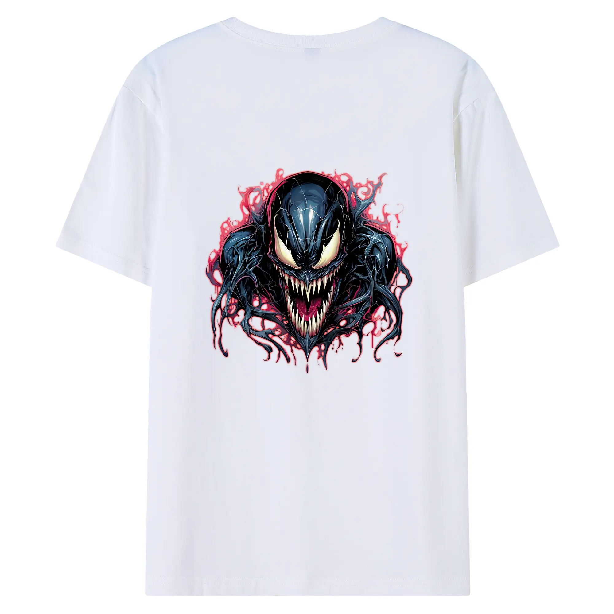 ヴェノム グッズ,ヴェノム - 綿100％ 半袖Tシャツ ・ バックプリント ・ 快適 通気性 ・ 日常使い 散歩 スポーツ用