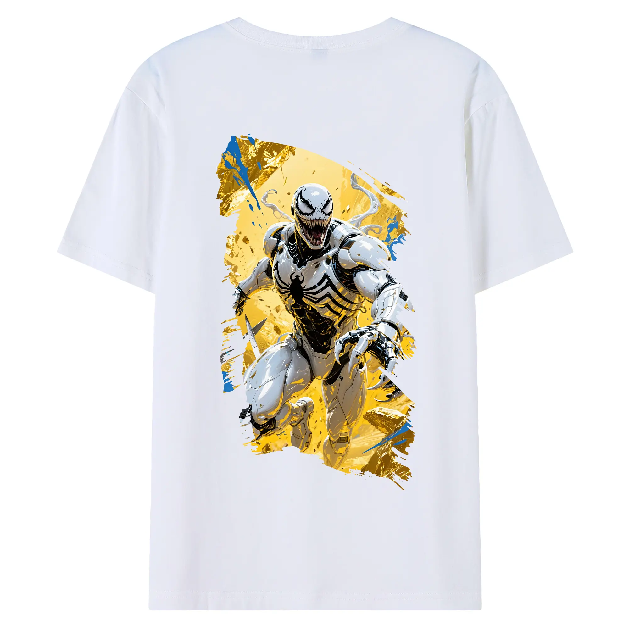 ヴェノム グッズ,ヴェノム - 綿100％ 半袖Tシャツ ・ バックプリント ・ 快適 通気性 ・ 日常使い 散歩 スポーツ用