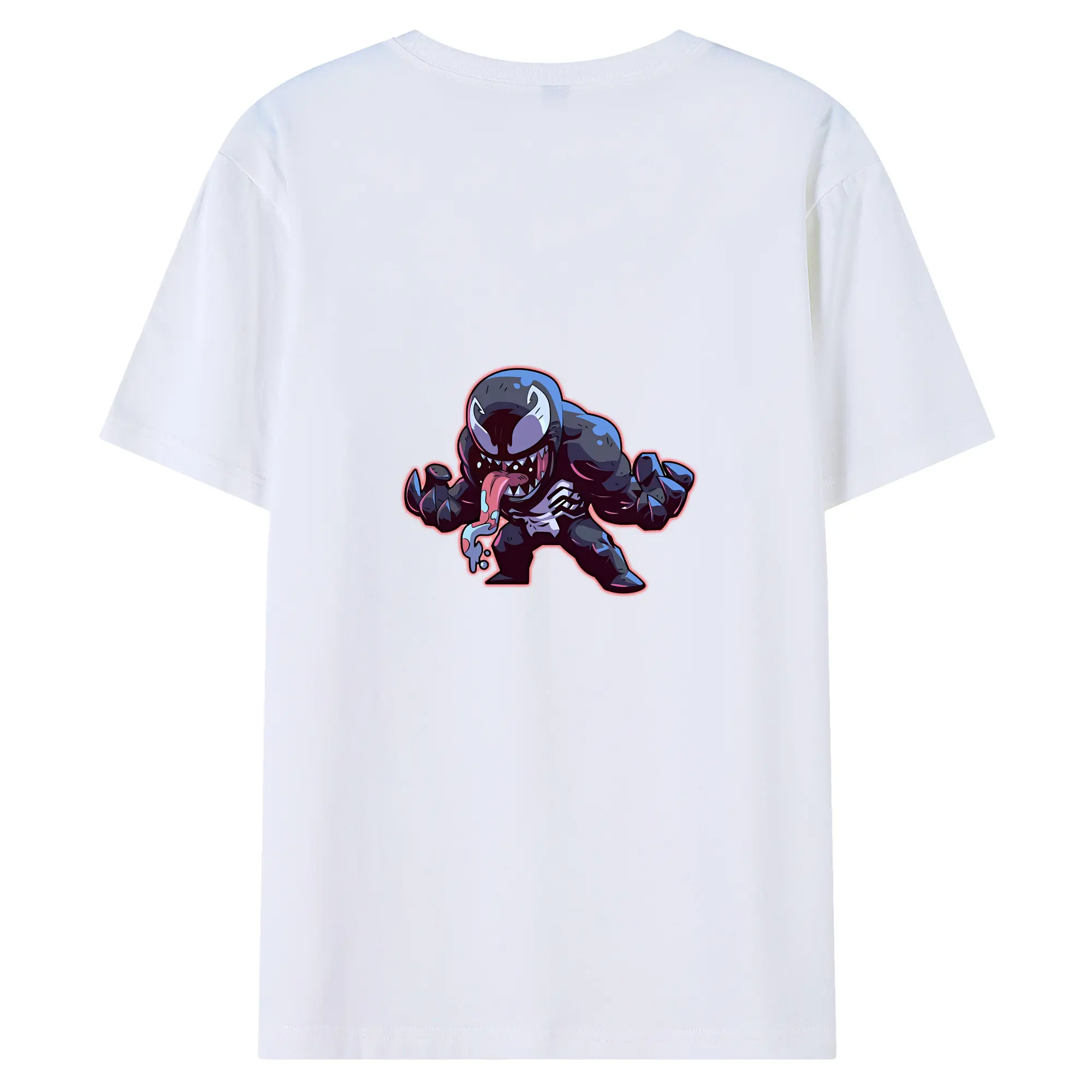 ヴェノム グッズ,ヴェノム - 綿100％ 半袖Tシャツ ・ バックプリント ・ 快適 通気性 ・ 日常使い 散歩 スポーツ用