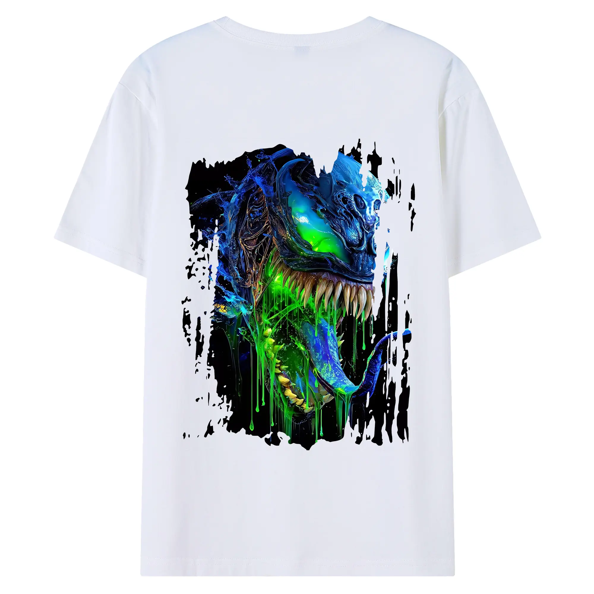 ヴェノム グッズ,ヴェノム - 綿100％ 半袖Tシャツ ・ バックプリント ・ 快適 通気性 ・ 日常使い 散歩 スポーツ用