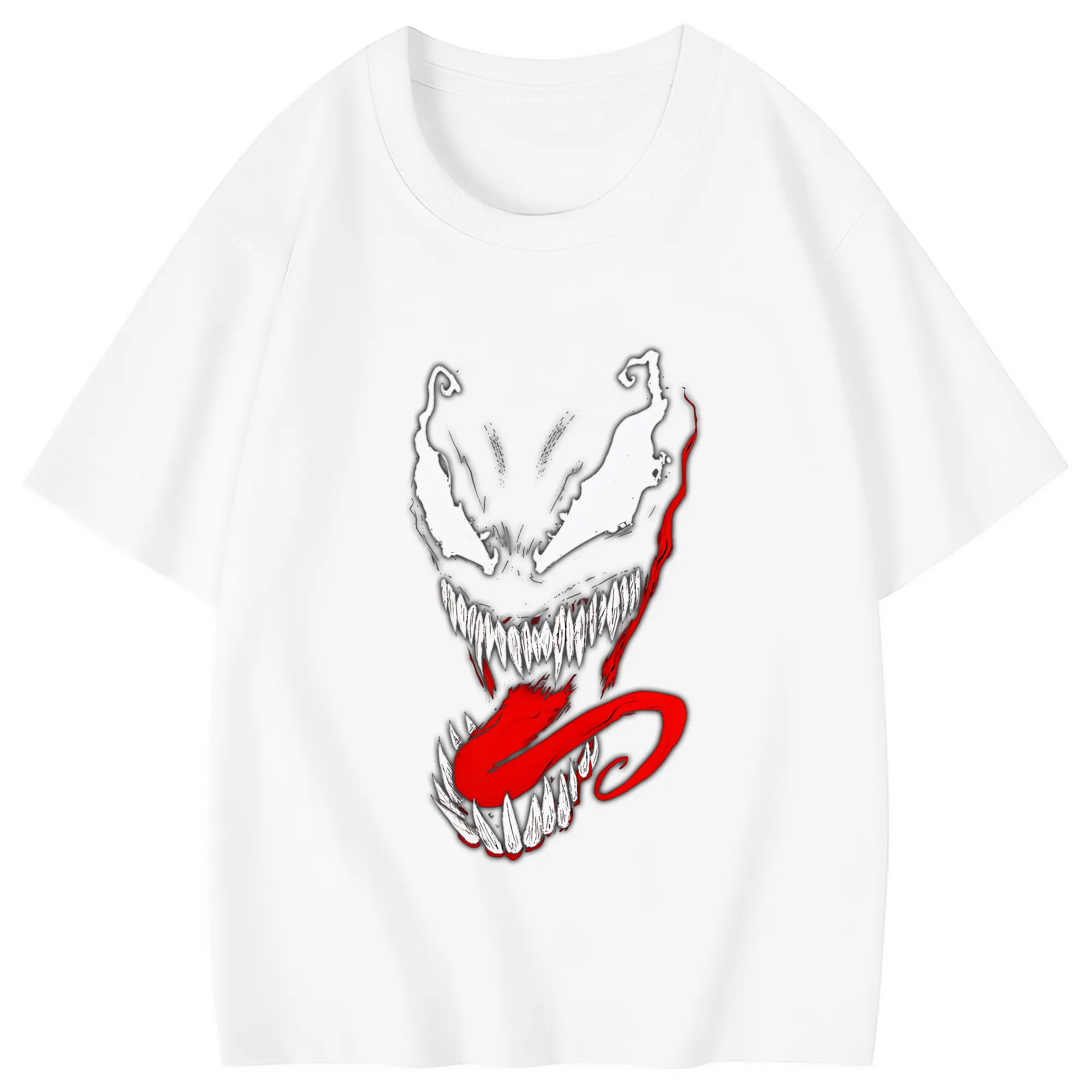 ヴェノム グッズ,ヴェノム - 綿100％ キッズTシャツ ・ フロントプリント ・ 快適 通気性 ・ スポーツ カジュアル 散歩用