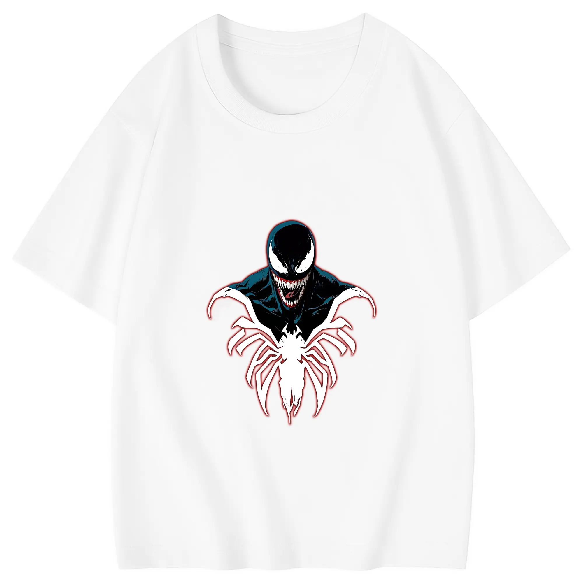 ヴェノム グッズ,ヴェノム - 綿100％ キッズTシャツ ・ フロントプリント ・ 快適 通気性 ・ スポーツ カジュアル 散歩用