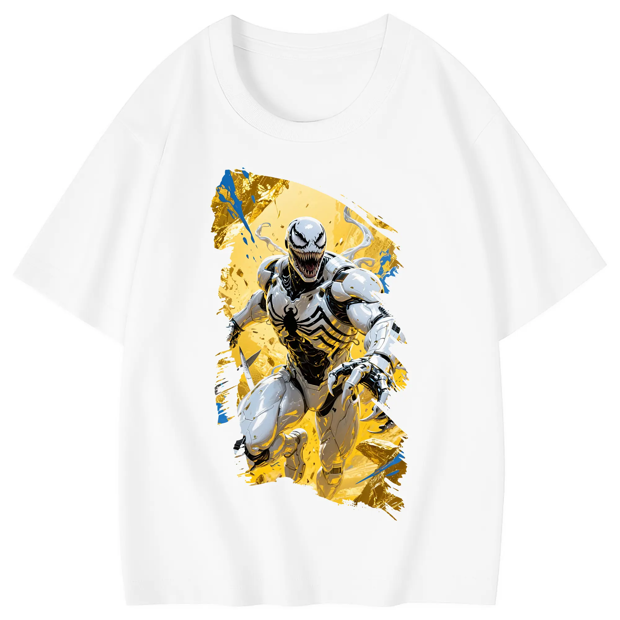 ヴェノム グッズ,ヴェノム - 綿100％ キッズTシャツ ・ フロントプリント ・ 快適 通気性 ・ スポーツ カジュアル 散歩用