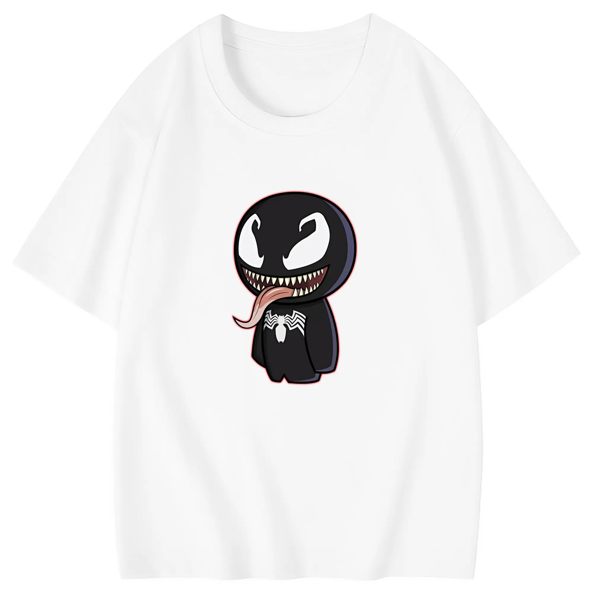 ヴェノム グッズ,ヴェノム - 綿100％ キッズTシャツ ・ フロントプリント ・ 快適 通気性 ・ スポーツ カジュアル 散歩用