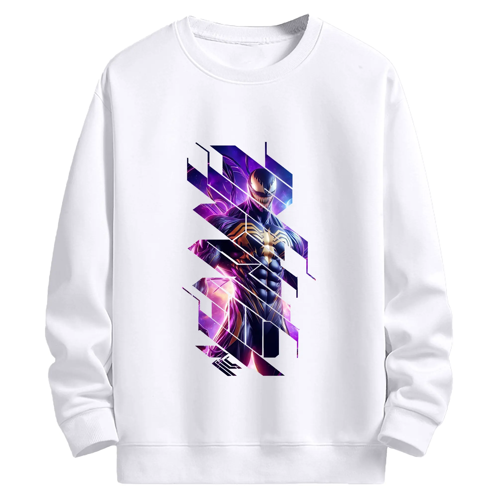 ヴェノム グッズ,ヴェノム - 高品質 クルーネック スウェット ・ コットン59％ ポリエステル41％ ・ ユニセックス 長袖 トレーナー ・ カジュアル デイリー スポーツ 散歩用