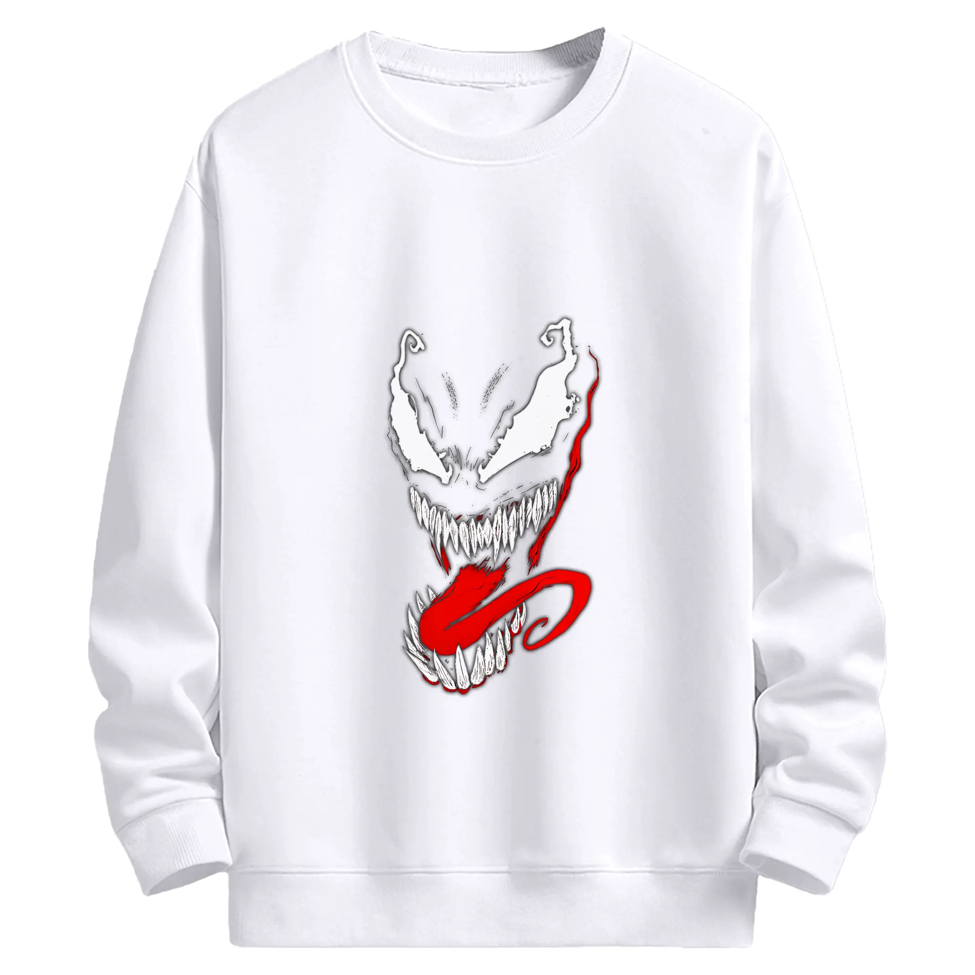 ヴェノム グッズ,ヴェノム - 高品質 クルーネック スウェット ・ コットン59％ ポリエステル41％ ・ ユニセックス 長袖 トレーナー ・ カジュアル デイリー スポーツ 散歩用