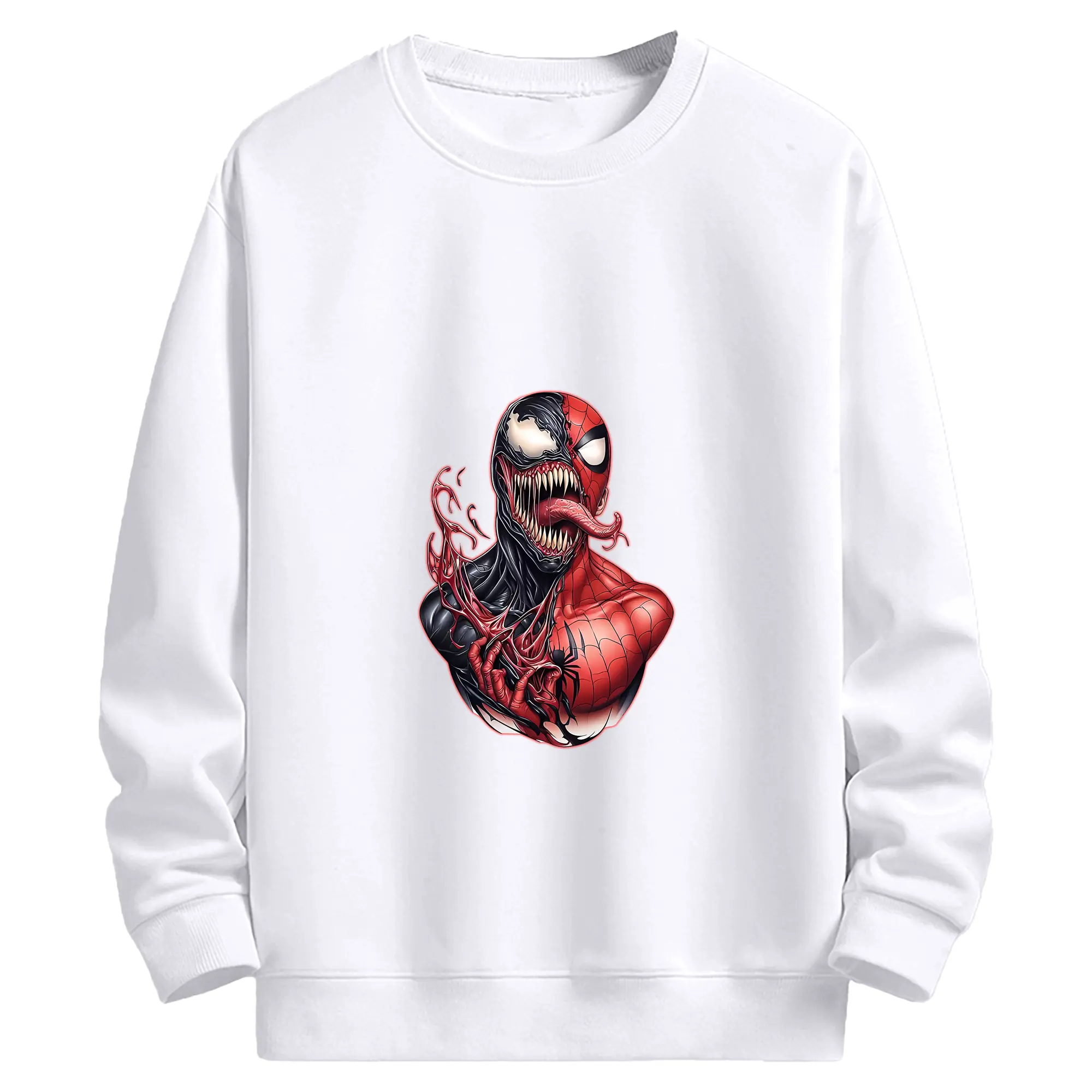 ヴェノム グッズ,ヴェノム - 高品質 クルーネック スウェット ・ コットン59％ ポリエステル41％ ・ ユニセックス 長袖 トレーナー ・ カジュアル デイリー スポーツ 散歩用