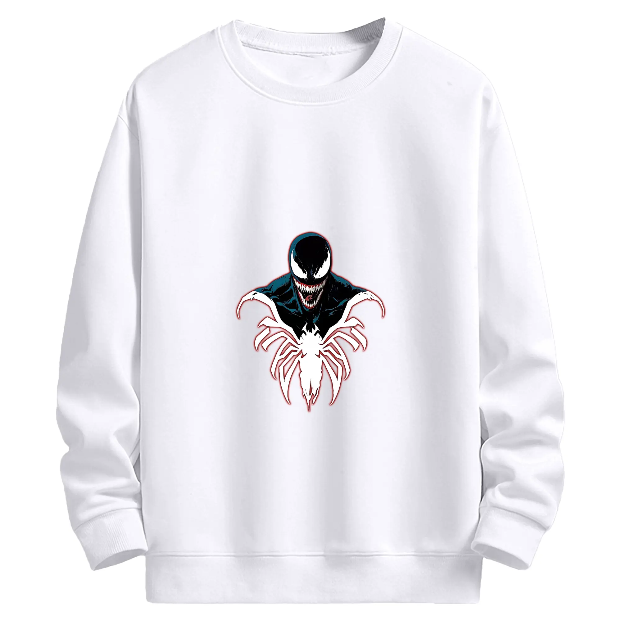 ヴェノム グッズ,ヴェノム - 高品質 クルーネック スウェット ・ コットン59％ ポリエステル41％ ・ ユニセックス 長袖 トレーナー ・ カジュアル デイリー スポーツ 散歩用