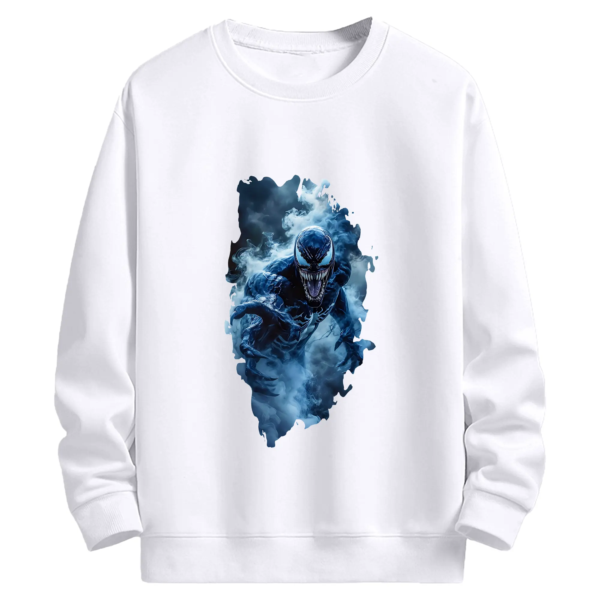 ヴェノム グッズ,ヴェノム - 高品質 クルーネック スウェット ・ コットン59％ ポリエステル41％ ・ ユニセックス 長袖 トレーナー ・ カジュアル デイリー スポーツ 散歩用