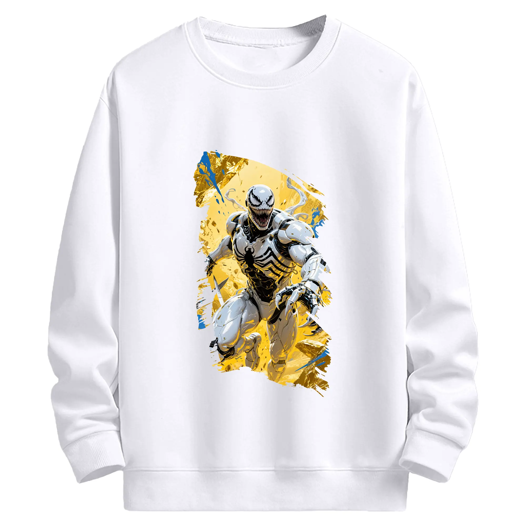 ヴェノム グッズ,ヴェノム - 高品質 クルーネック スウェット ・ コットン59％ ポリエステル41％ ・ ユニセックス 長袖 トレーナー ・ カジュアル デイリー スポーツ 散歩用