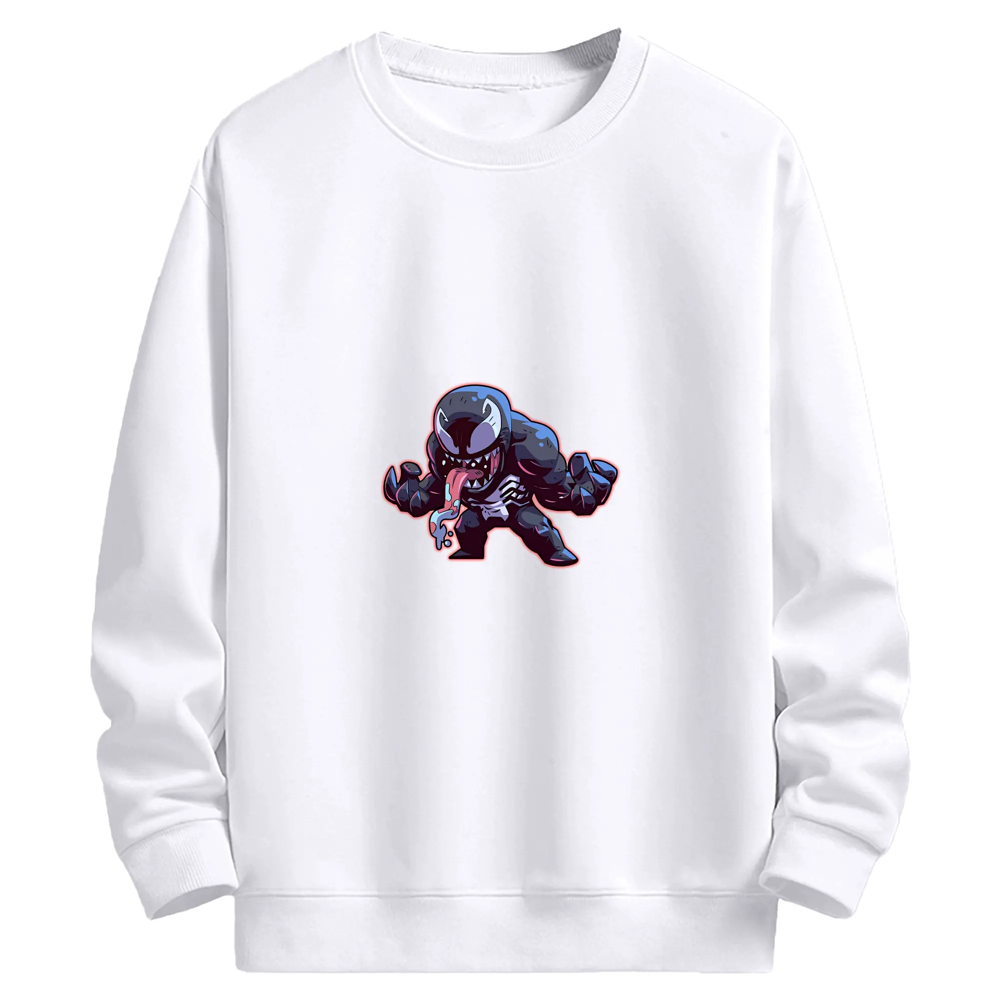 ヴェノム グッズ,ヴェノム - 高品質 クルーネック スウェット ・ コットン59％ ポリエステル41％ ・ ユニセックス 長袖 トレーナー ・ カジュアル デイリー スポーツ 散歩用