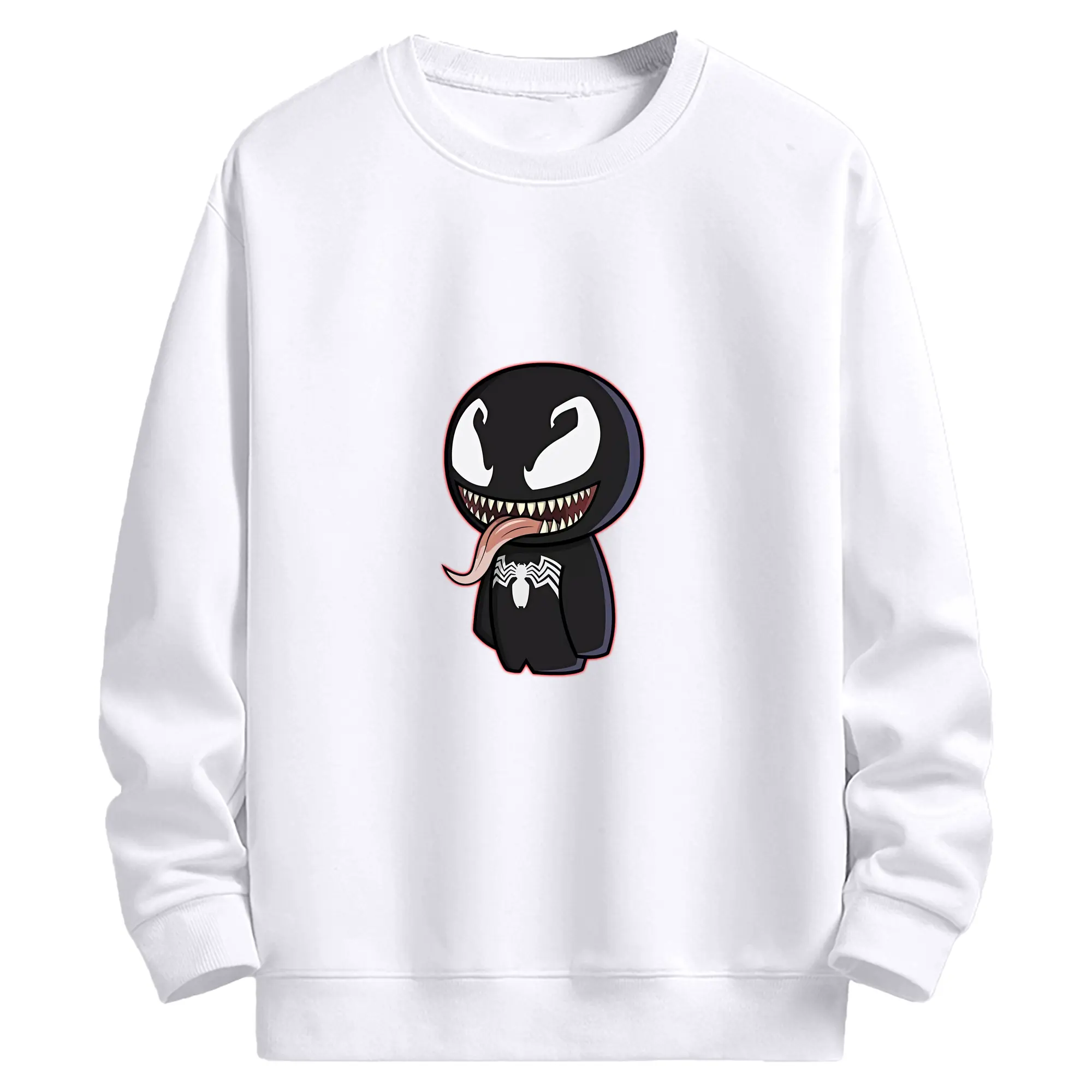 ヴェノム グッズ,ヴェノム - 高品質 クルーネック スウェット ・ コットン59％ ポリエステル41％ ・ ユニセックス 長袖 トレーナー ・ カジュアル デイリー スポーツ 散歩用