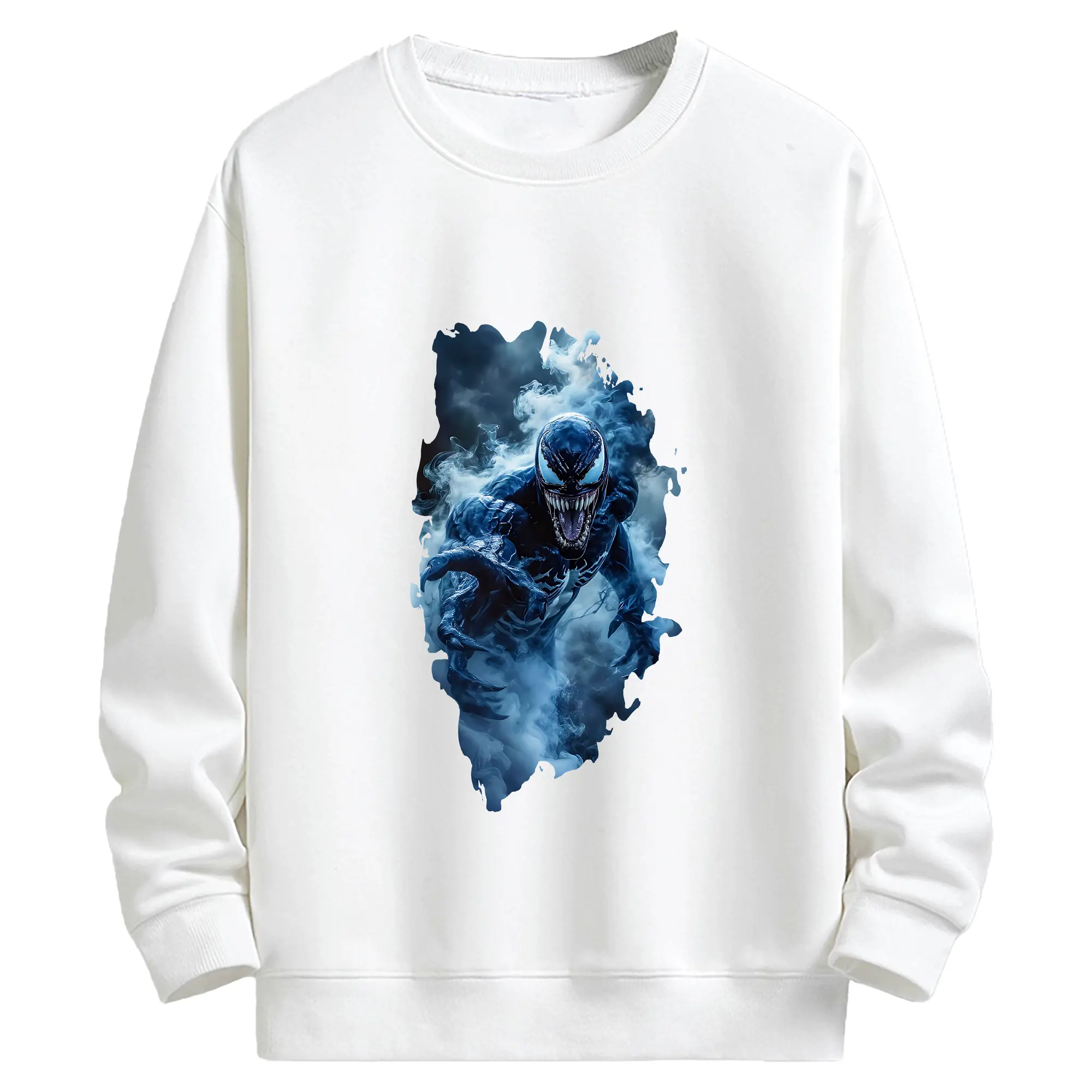 ヴェノム グッズ,ヴェノム - キッズ クルーネックスウェットシャツ ・ フロントプリント ・ 綿80％ ポリエステル20％ ・ 快適 通学 スポーツ 日常使い お散歩用