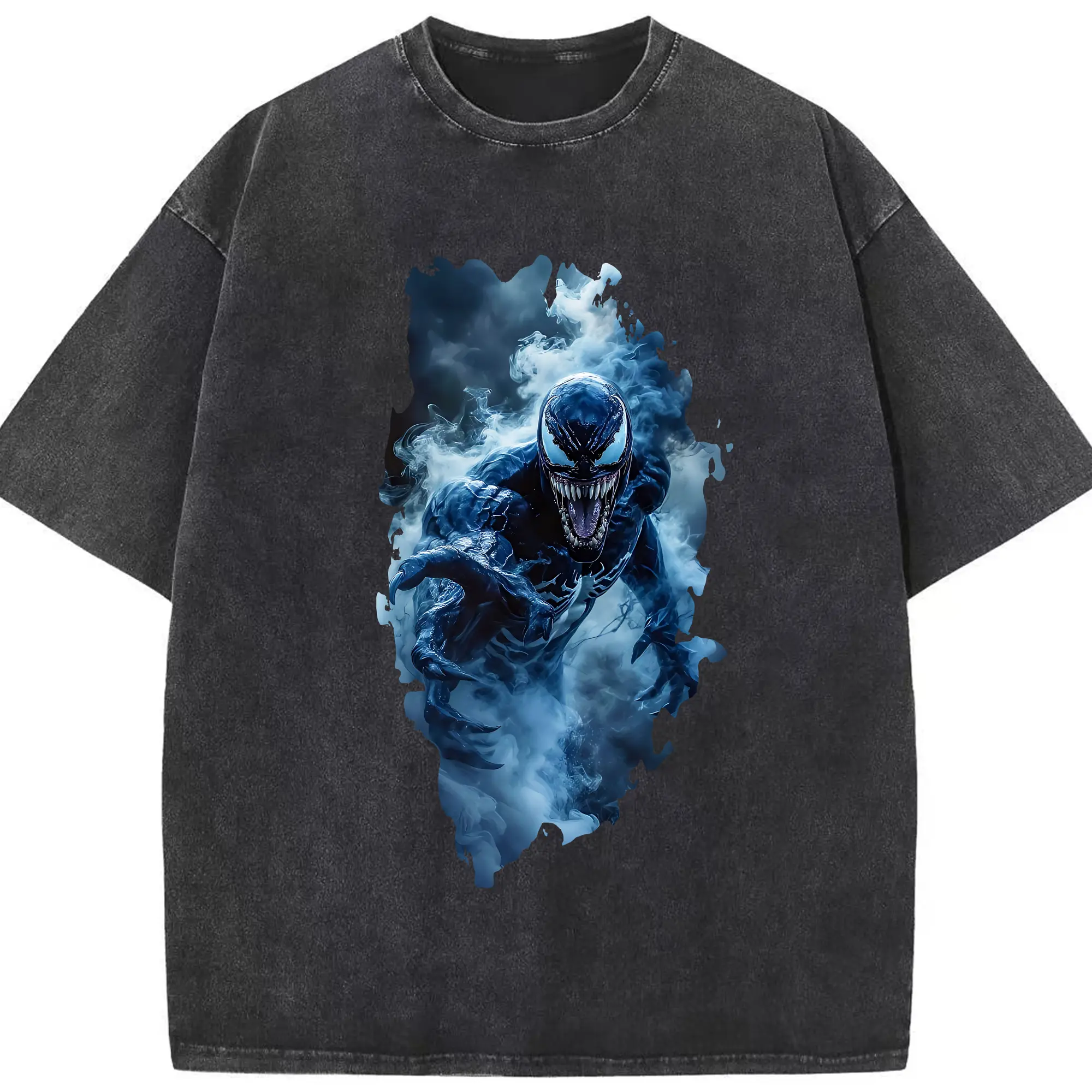 ヴェノム グッズ,ヴェノム - 綿100％ ヴィンテージ風 半袖Tシャツ ・ フロントプリント ・ 柔らか肌触り ・ 通気性 快適 ・ スポーツ カジュアル 外出用