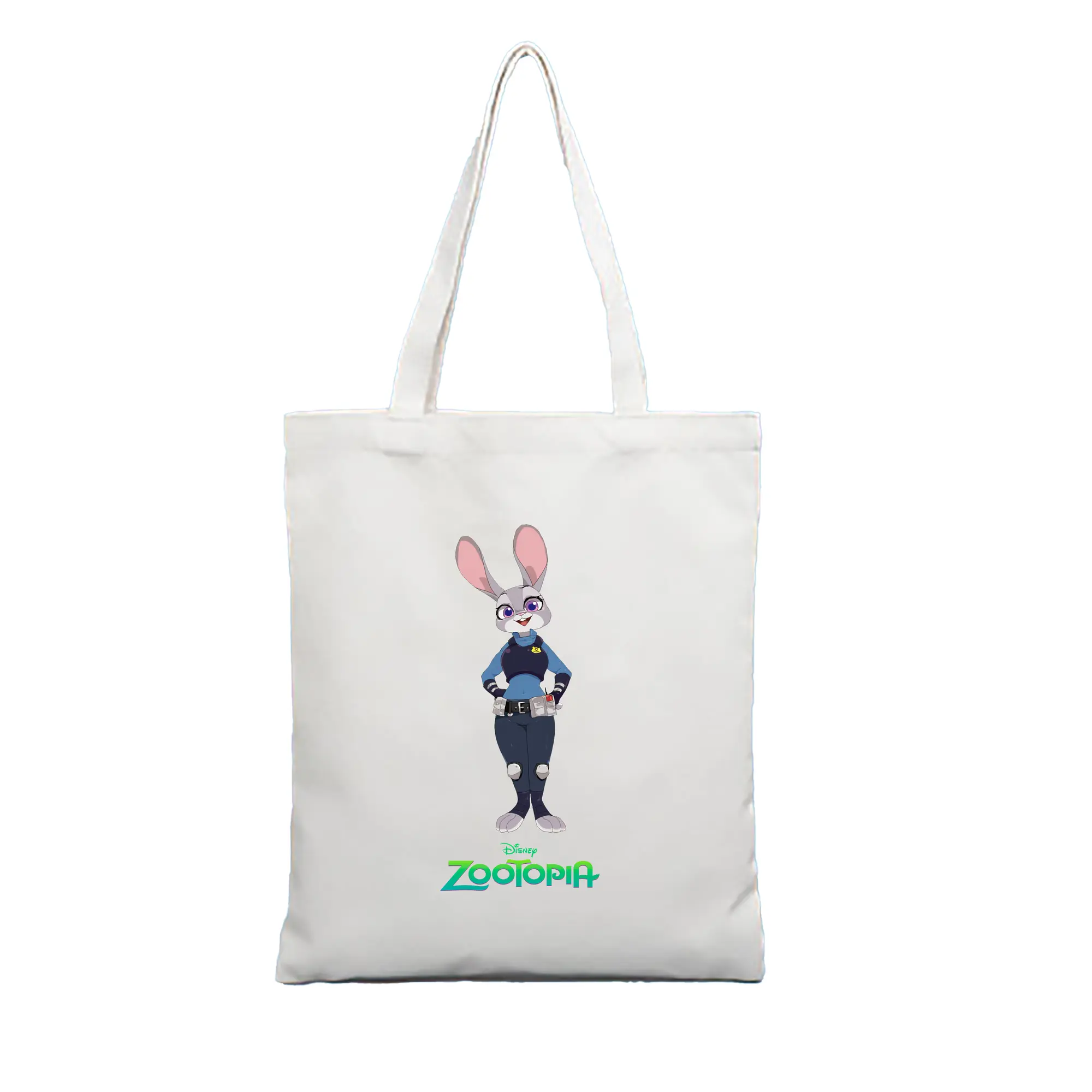 ズートピア グッズ,ジュディ・ホップス - 縦型キャンバス手提げバッグ（トートバッグ） ・ キャンバス素材 ・ ショッピング用 ・ 軽量 丈夫 お手入れ簡単