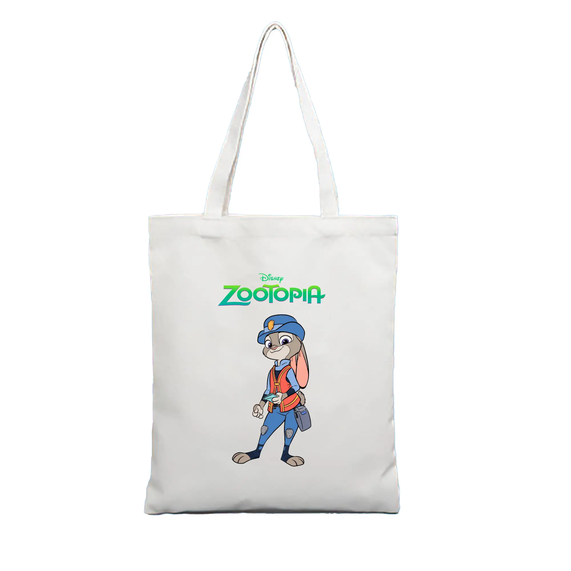ズートピア グッズ,ジュディ・ホップス - 縦型キャンバス手提げバッグ（トートバッグ） ・ キャンバス素材 ・ ショッピング用 ・ 軽量 丈夫 お手入れ簡単
