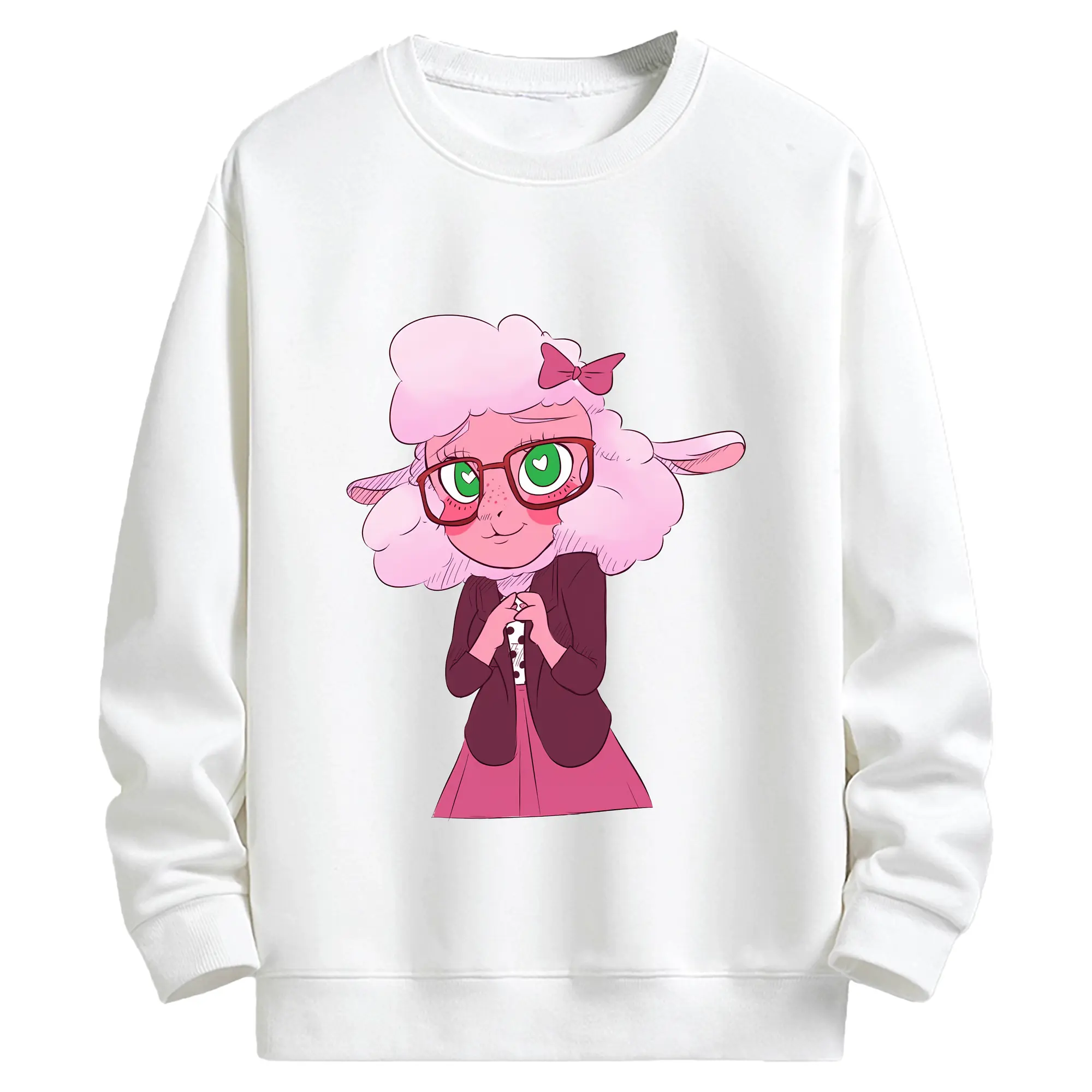 ズートピア グッズ,ベルウェザー副市長 - キッズ クルーネックスウェットシャツ ・ フロントプリント ・ 綿80％ ポリエステル20％ ・ 快適 通学 スポーツ 日常使い お散歩用