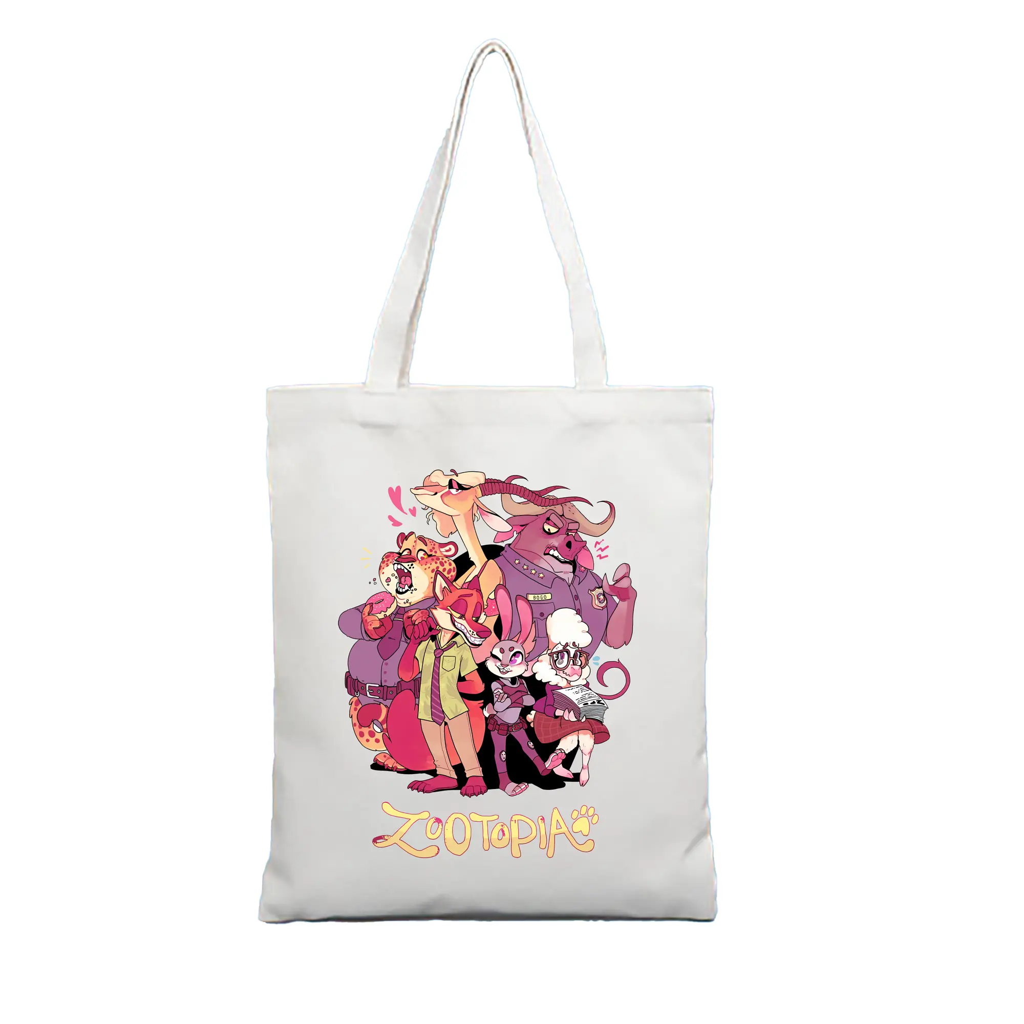 ズートピア グッズ,ベルウェザー副市長 - 縦型キャンバス手提げバッグ（トートバッグ） ・ キャンバス素材 ・ ショッピング用 ・ 軽量 丈夫 お手入れ簡単