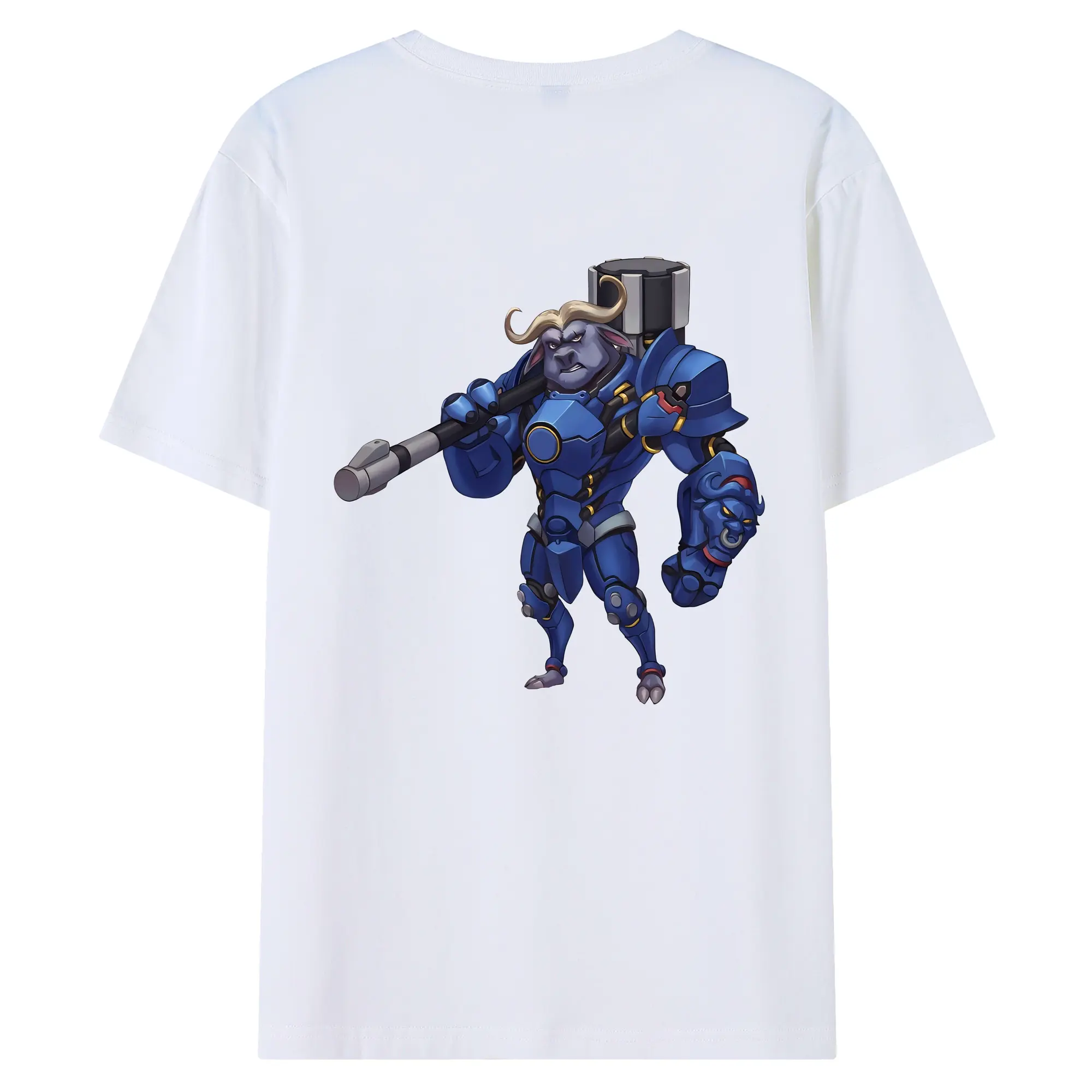 ズートピア グッズ,ボゴ署長 - 綿100％ 半袖Tシャツ ・ バックプリント ・ 快適 通気性 ・ 日常使い 散歩 スポーツ用