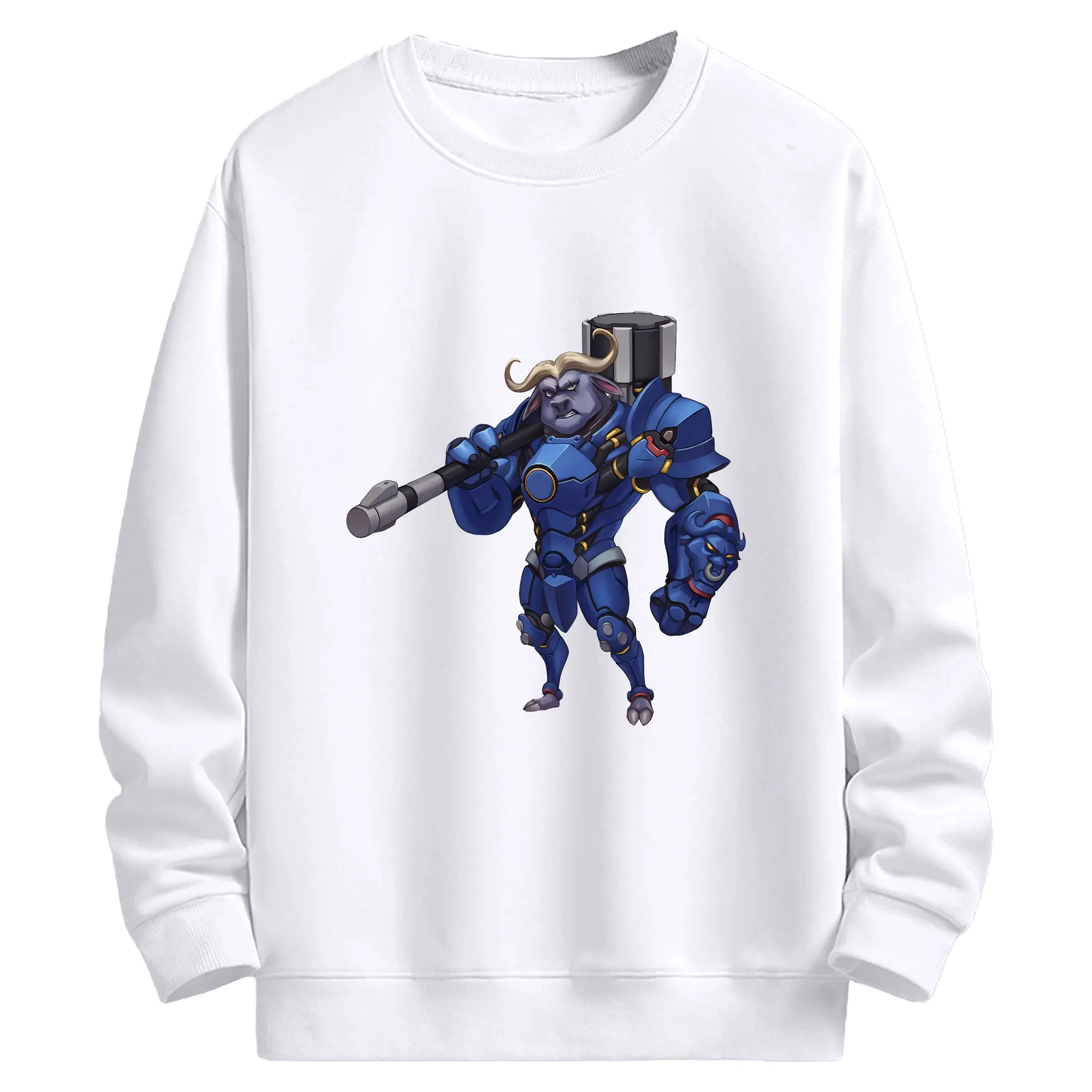 ズートピア グッズ,ボゴ署長 - 高品質 クルーネック スウェット ・ コットン59％ ポリエステル41％ ・ ユニセックス 長袖 トレーナー ・ カジュアル デイリー スポーツ 散歩用