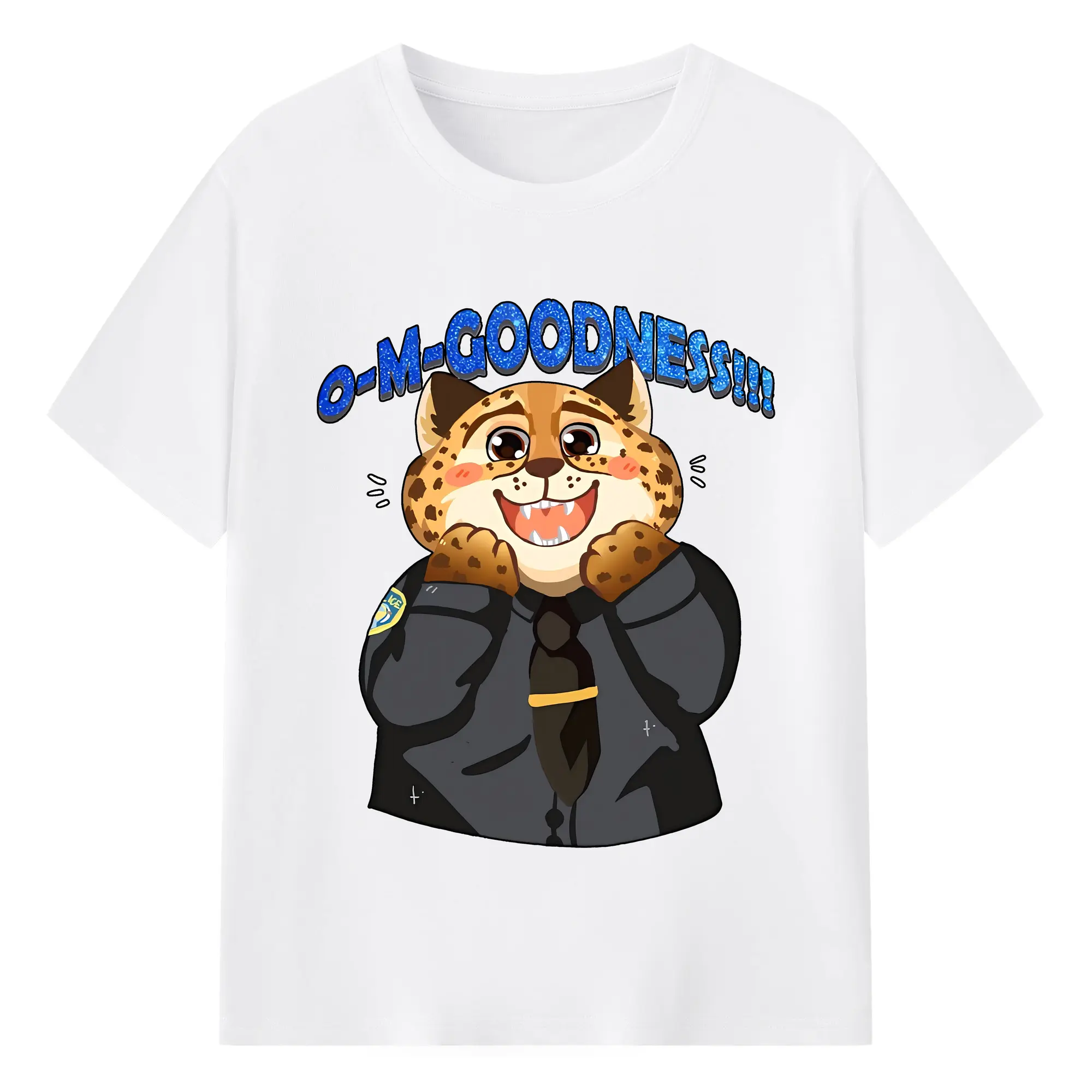 ズートピア グッズ,ベンジャミン・クロウハウザー - 綿100％ 半袖Tシャツ ・ フロントプリント ・ 快適 通気性 ・ 日常使い 散歩 スポーツ用