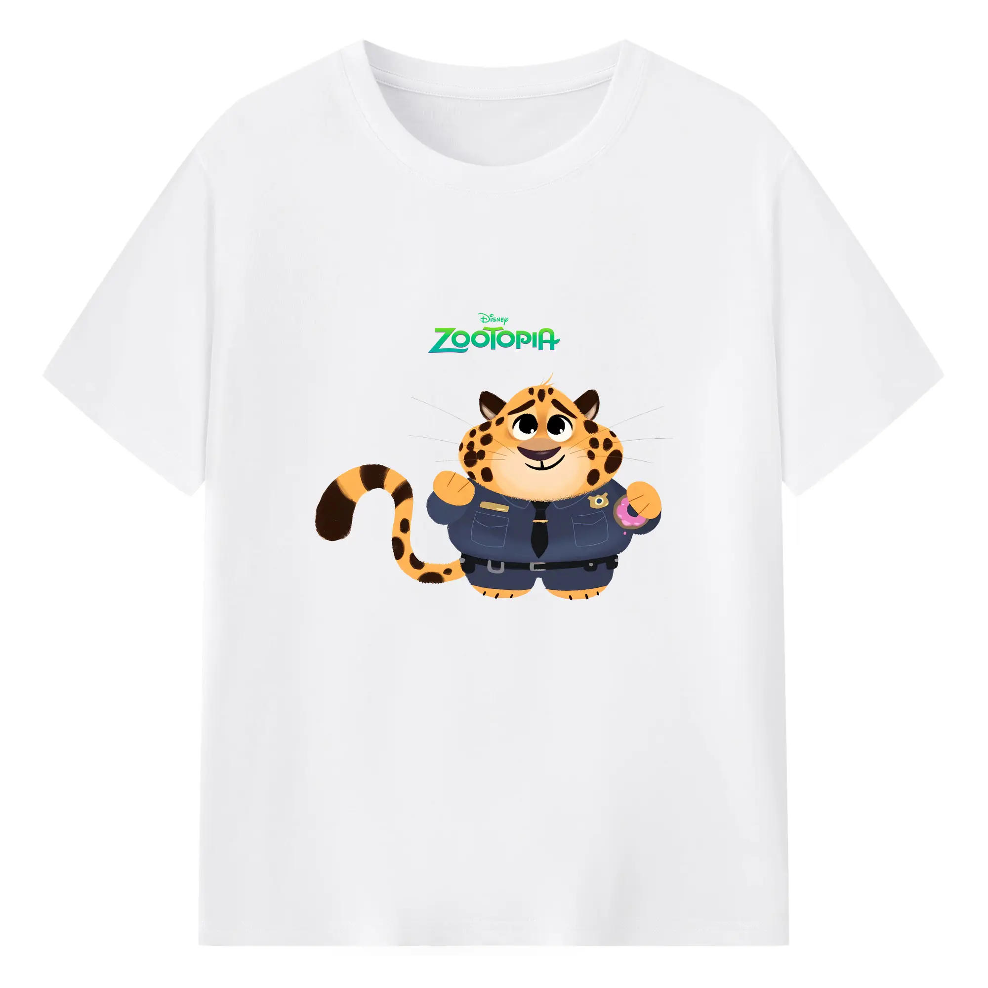 ズートピア グッズ,ベンジャミン・クロウハウザー - 綿100％ 半袖Tシャツ ・ フロントプリント ・ 快適 通気性 ・ 日常使い 散歩 スポーツ用