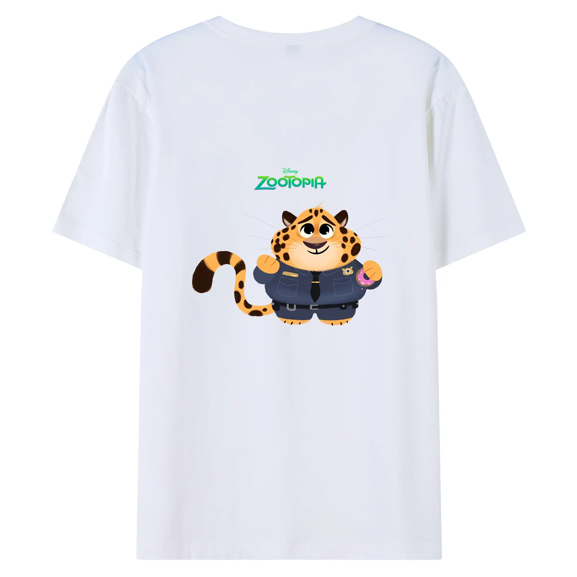 ズートピア グッズ,ベンジャミン・クロウハウザー - 綿100％ 半袖Tシャツ ・ バックプリント ・ 快適 通気性 ・ 日常使い 散歩 スポーツ用