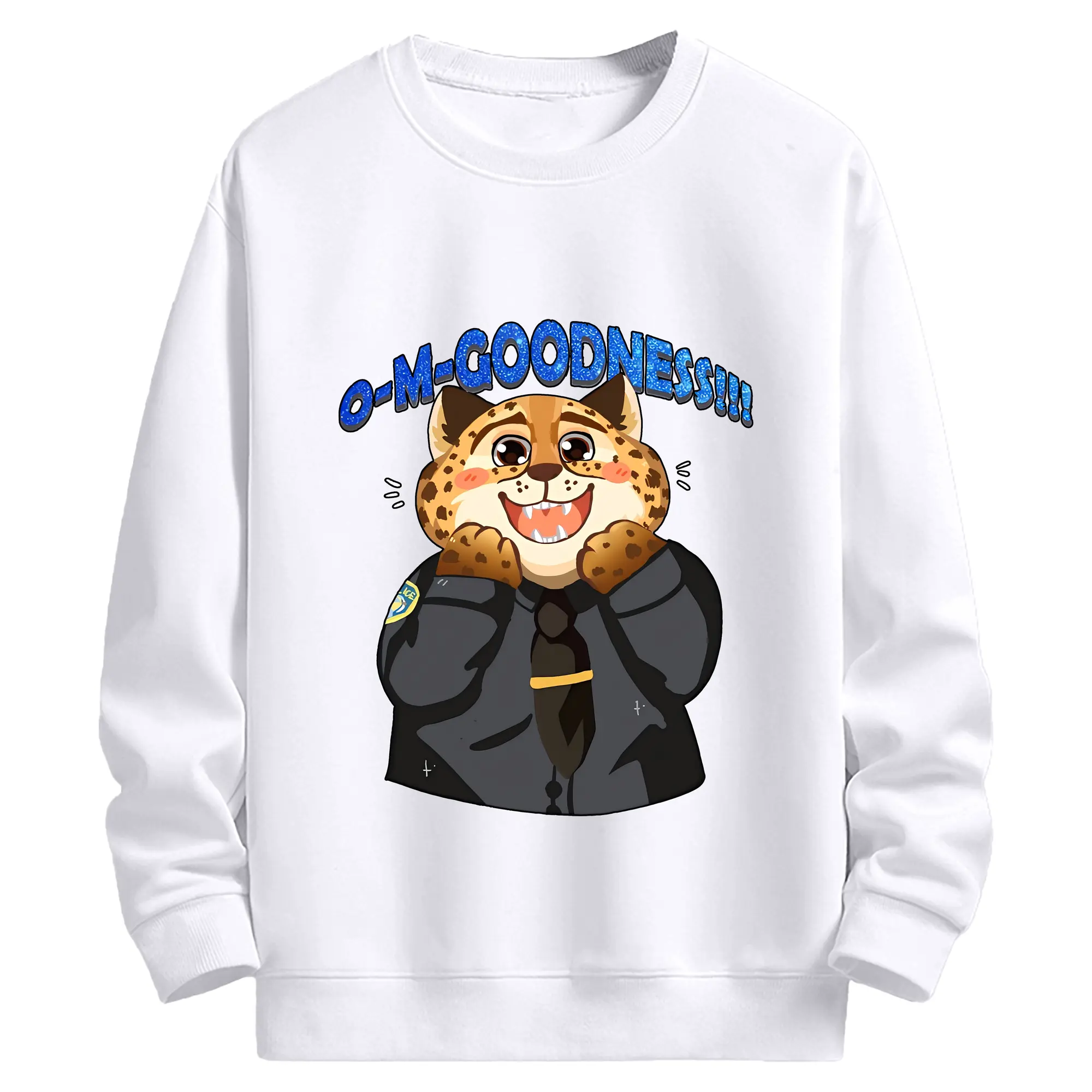 ズートピア グッズ,ベンジャミン・クロウハウザー - 高品質 クルーネック スウェット ・ コットン59％ ポリエステル41％ ・ ユニセックス 長袖 トレーナー ・ カジュアル デイリー スポーツ 散歩用