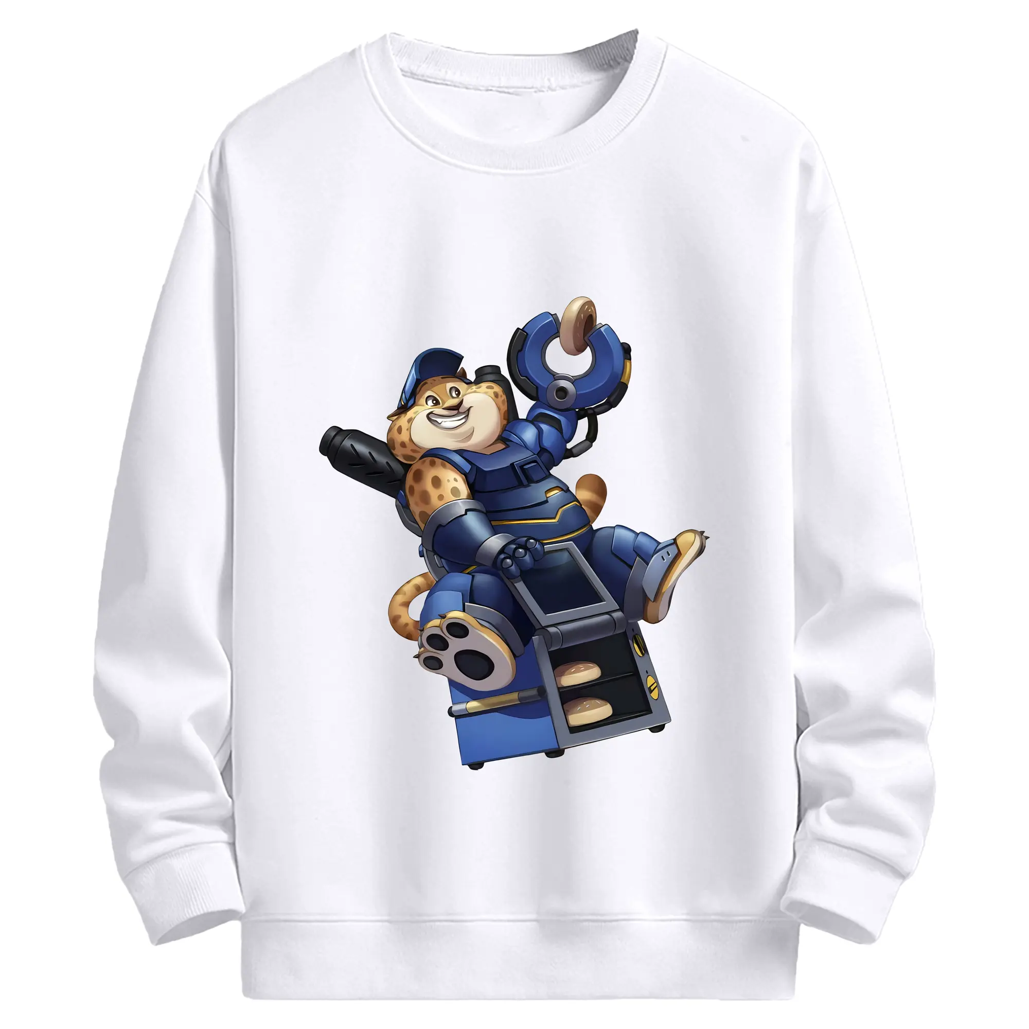 ズートピア グッズ,ベンジャミン・クロウハウザー - 高品質 クルーネック スウェット ・ コットン59％ ポリエステル41％ ・ ユニセックス 長袖 トレーナー ・ カジュアル デイリー スポーツ 散歩用