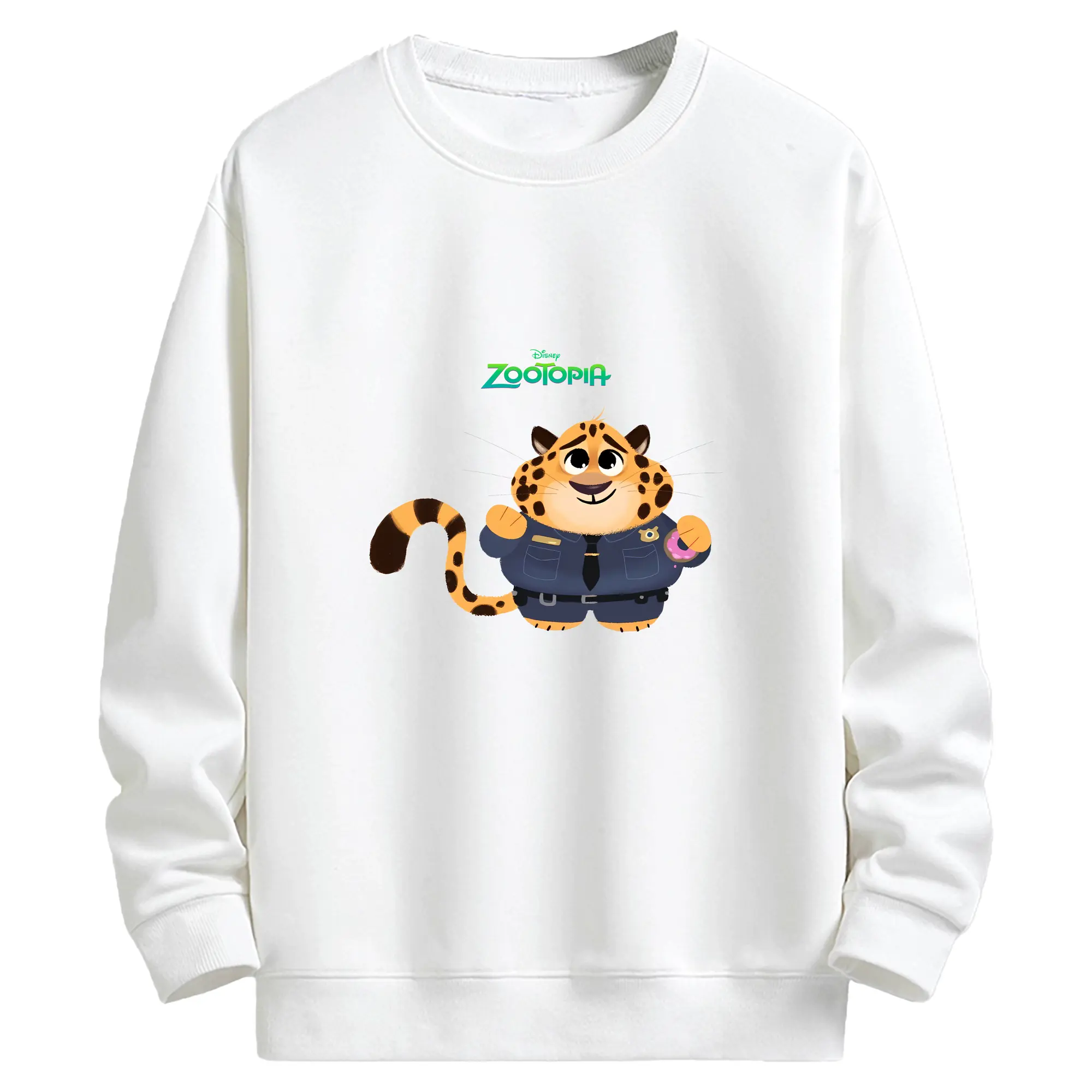 ズートピア グッズ,ベンジャミン・クロウハウザー - キッズ クルーネックスウェットシャツ ・ フロントプリント ・ 綿80％ ポリエステル20％ ・ 快適 通学 スポーツ 日常使い お散歩用