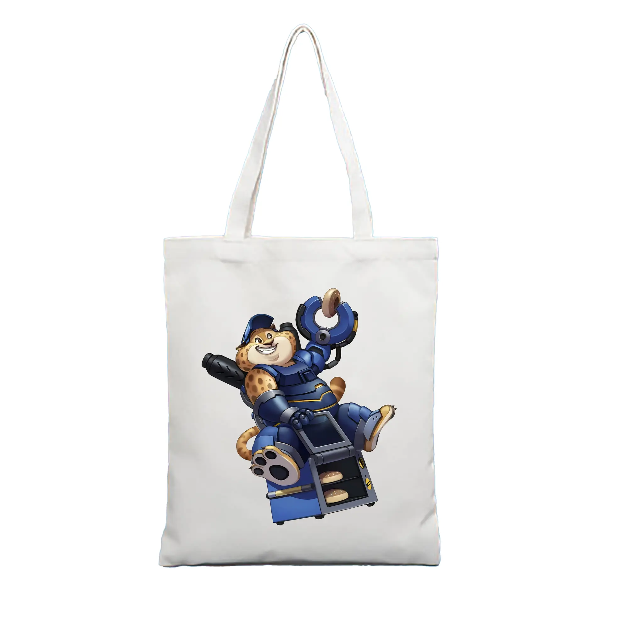 ズートピア グッズ,ベンジャミン・クロウハウザー - 縦型キャンバス手提げバッグ（トートバッグ） ・ キャンバス素材 ・ ショッピング用 ・ 軽量 丈夫 お手入れ簡単