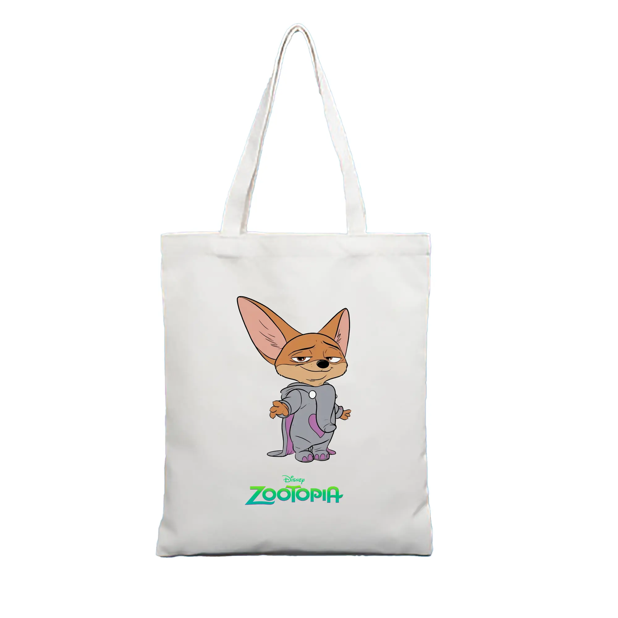 ズートピア グッズ,フィニック - 縦型キャンバス手提げバッグ（トートバッグ） ・ キャンバス素材 ・ ショッピング用 ・ 軽量 丈夫 お手入れ簡単