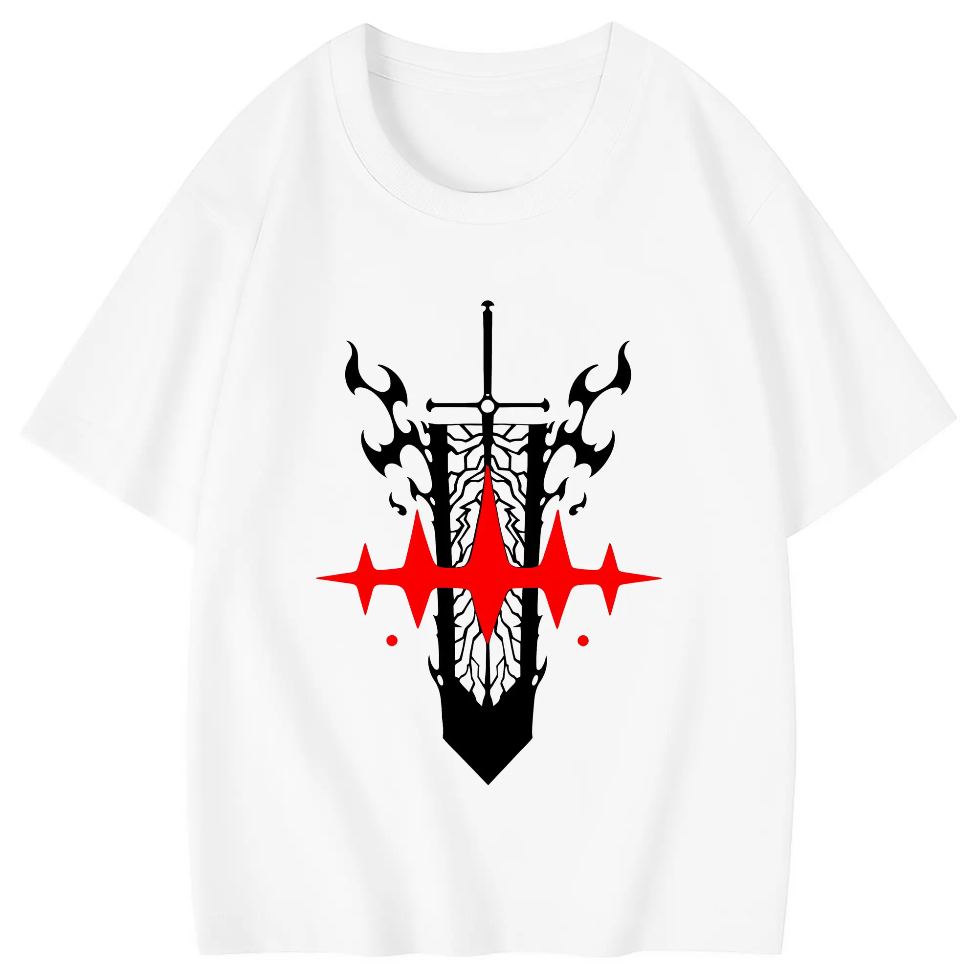 ブラッククローバー グッズ アスタ - 綿100％ キッズTシャツ ・ フロントプリント ・ 快適 通気性 ・ スポーツ カジュアル 散歩用