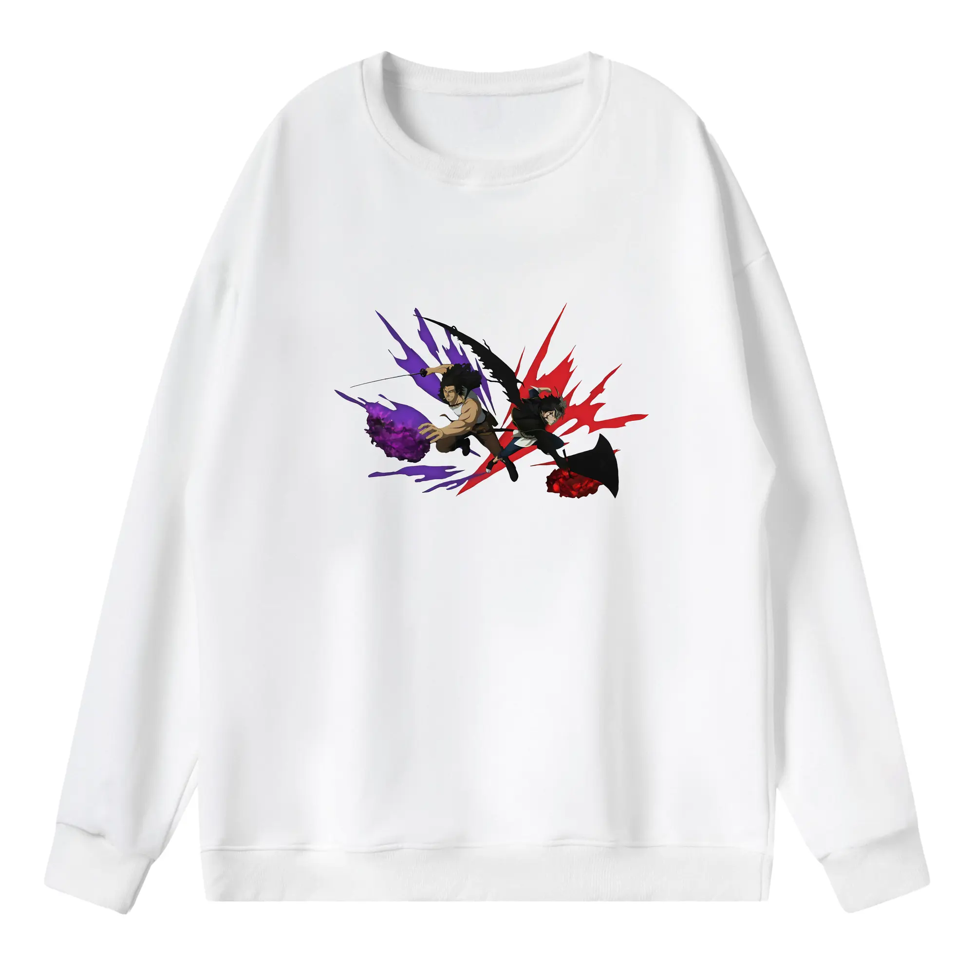 ブラッククローバー グッズ アスタ - 薄手 クルーネック スウェット 裏毛260g · ポリエステル 春秋向け カジュアル 男女兼用 · トレーナー デイリー スポーツ 散歩に最適