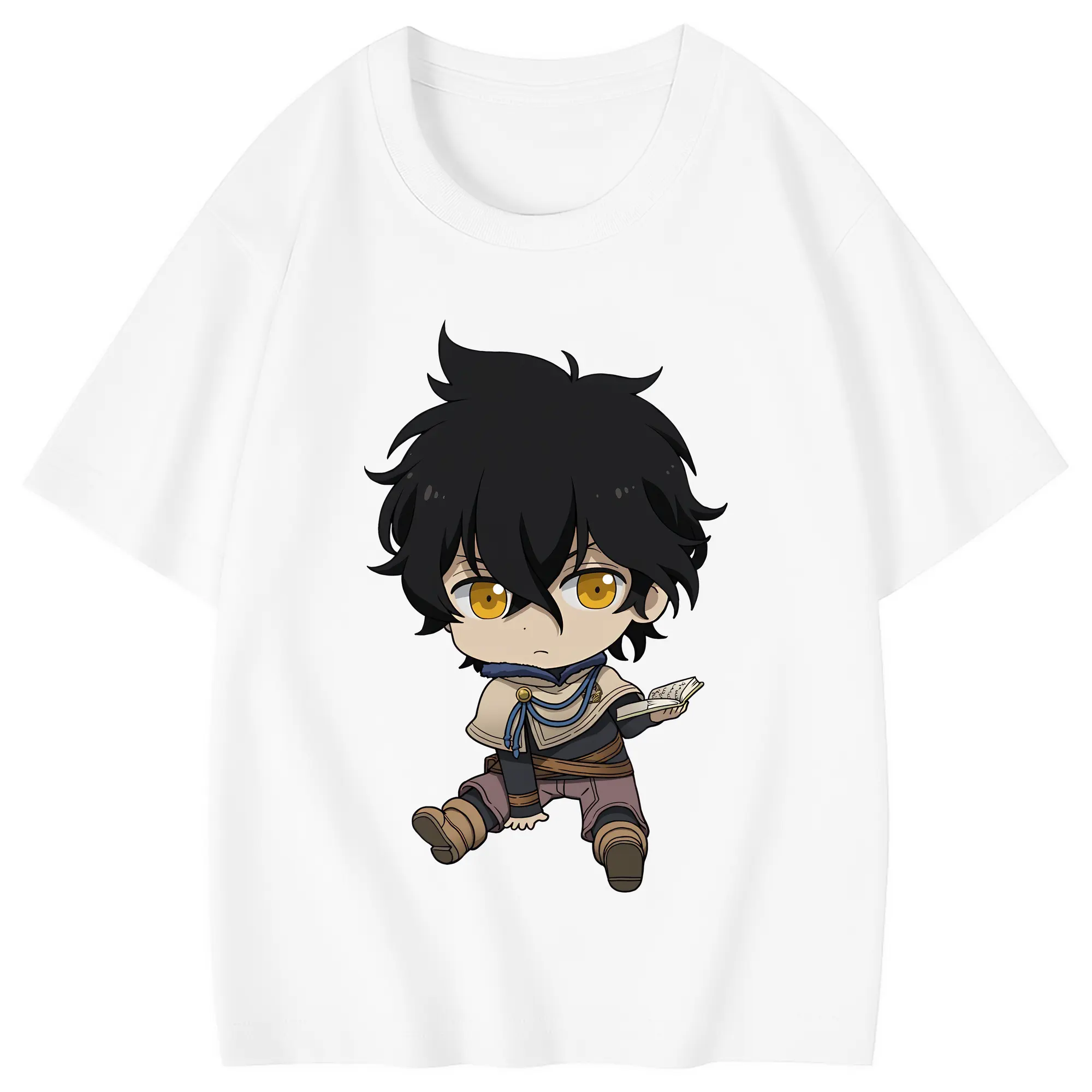 ブラッククローバー グッズ ユノ・グリンベリオール - 綿100％ キッズTシャツ ・ フロントプリント ・ 快適 通気性 ・ スポーツ カジュアル 散歩用