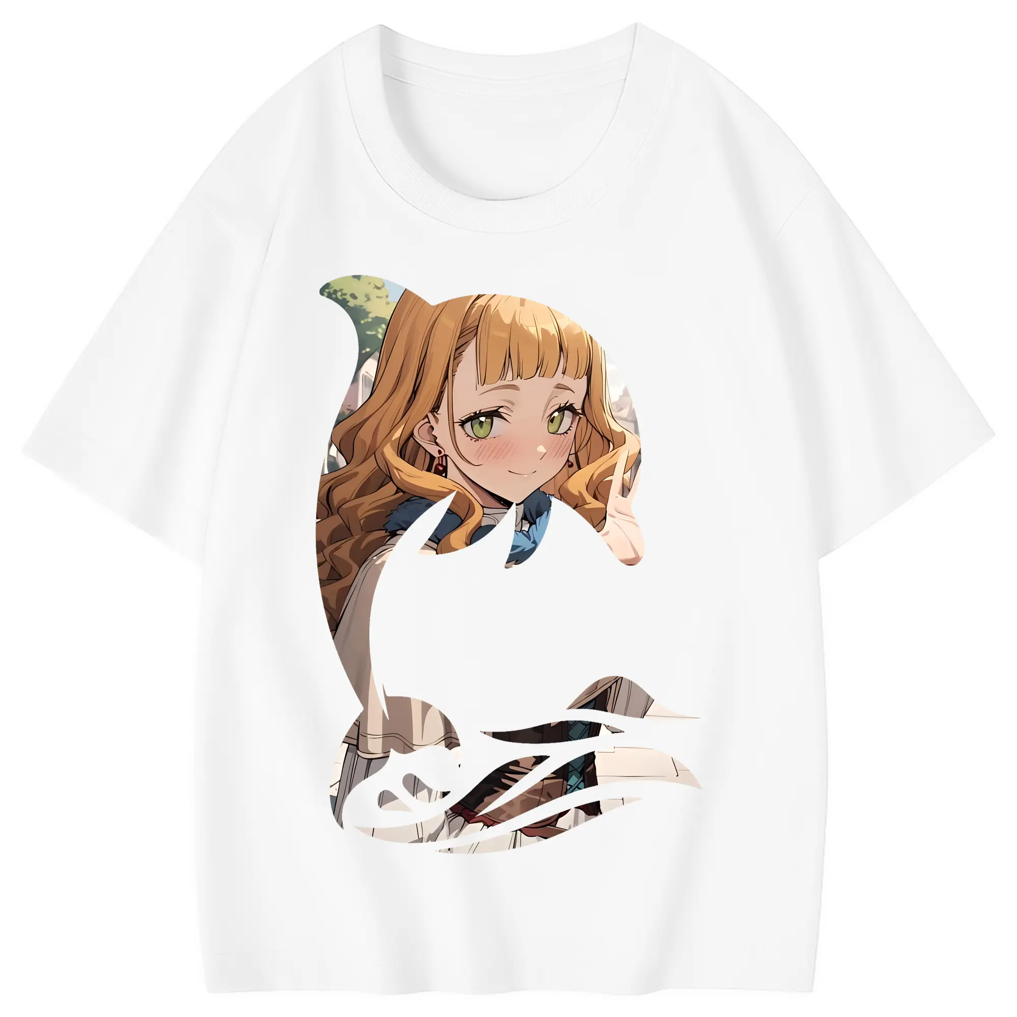 ブラッククローバー グッズ ミモザ・ヴァーミリオン - 綿100％ キッズTシャツ ・ フロントプリント ・ 快適 通気性 ・ スポーツ カジュアル 散歩用