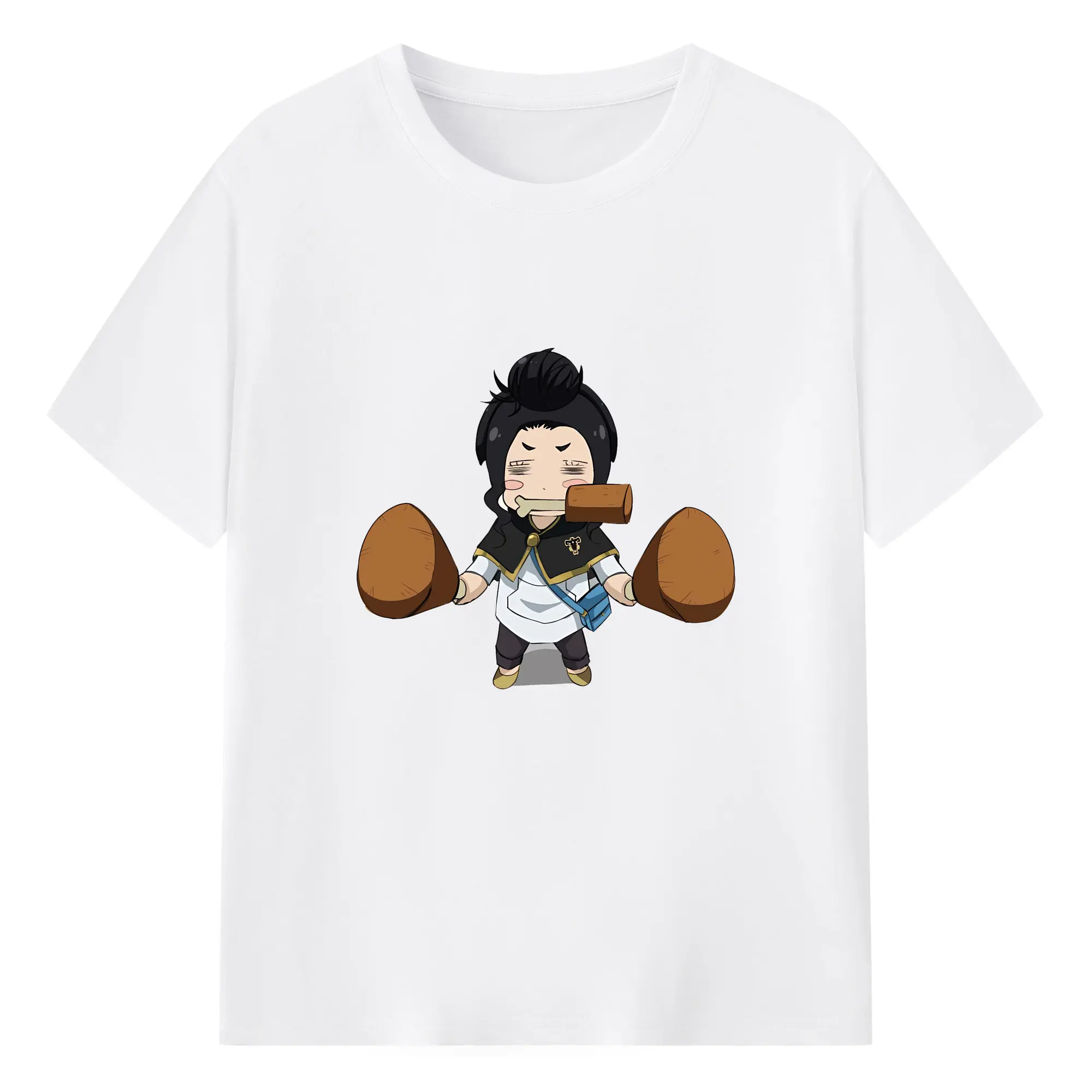 ブラッククローバー グッズ チャーミー・パピットソン - 綿100％ 半袖Tシャツ ・ フロントプリント ・ 快適 通気性 ・ 日常使い 散歩 スポーツ用