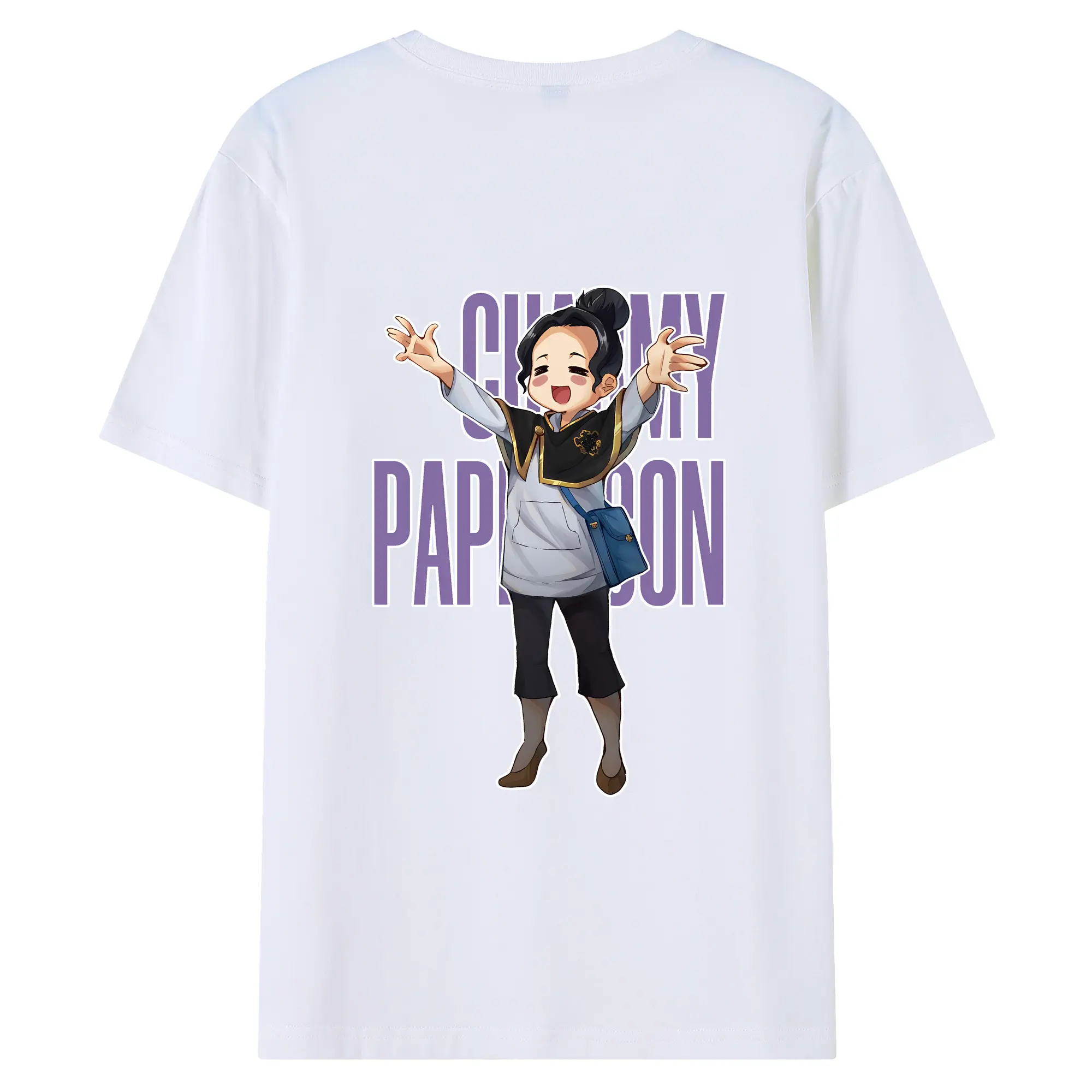 ブラッククローバー グッズ チャーミー・パピットソン - 綿100％ 半袖Tシャツ ・ バックプリント ・ 快適 通気性 ・ 日常使い 散歩 スポーツ用