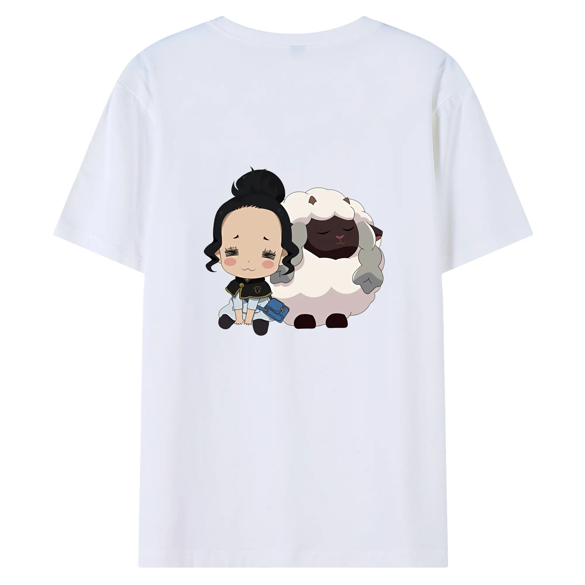 ブラッククローバー グッズ チャーミー・パピットソン - 綿100％ 半袖Tシャツ ・ バックプリント ・ 快適 通気性 ・ 日常使い 散歩 スポーツ用