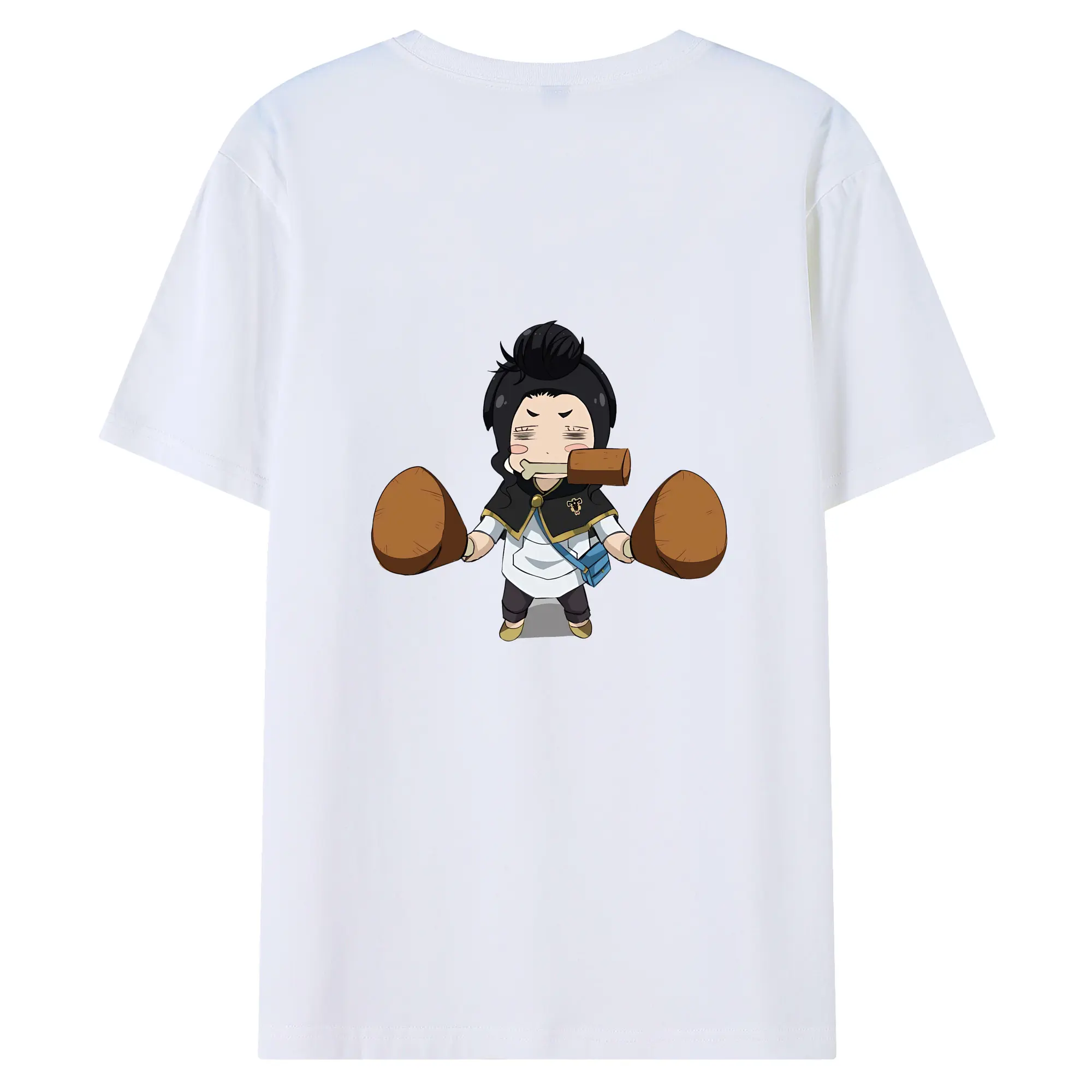 ブラッククローバー グッズ チャーミー・パピットソン - 綿100％ 半袖Tシャツ ・ バックプリント ・ 快適 通気性 ・ 日常使い 散歩 スポーツ用