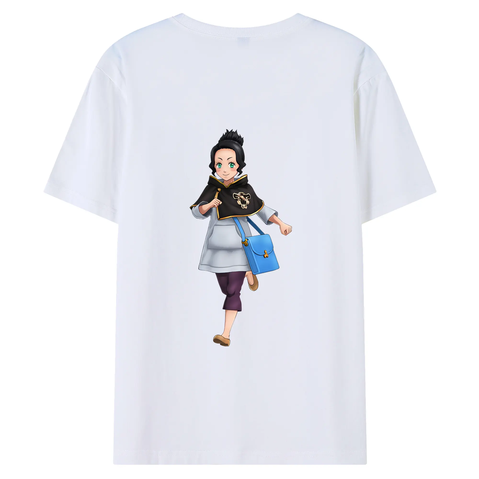 ブラッククローバー グッズ チャーミー・パピットソン - 綿100％ 半袖Tシャツ ・ バックプリント ・ 快適 通気性 ・ 日常使い 散歩 スポーツ用