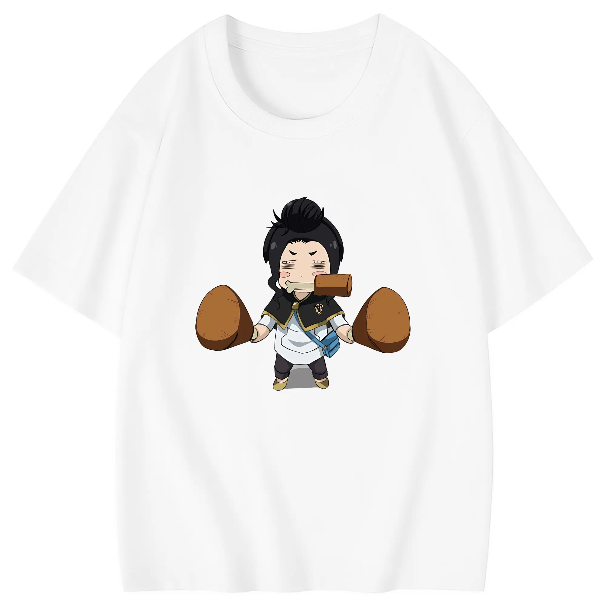 ブラッククローバー グッズ チャーミー・パピットソン - 綿100％ キッズTシャツ ・ フロントプリント ・ 快適 通気性 ・ スポーツ カジュアル 散歩用