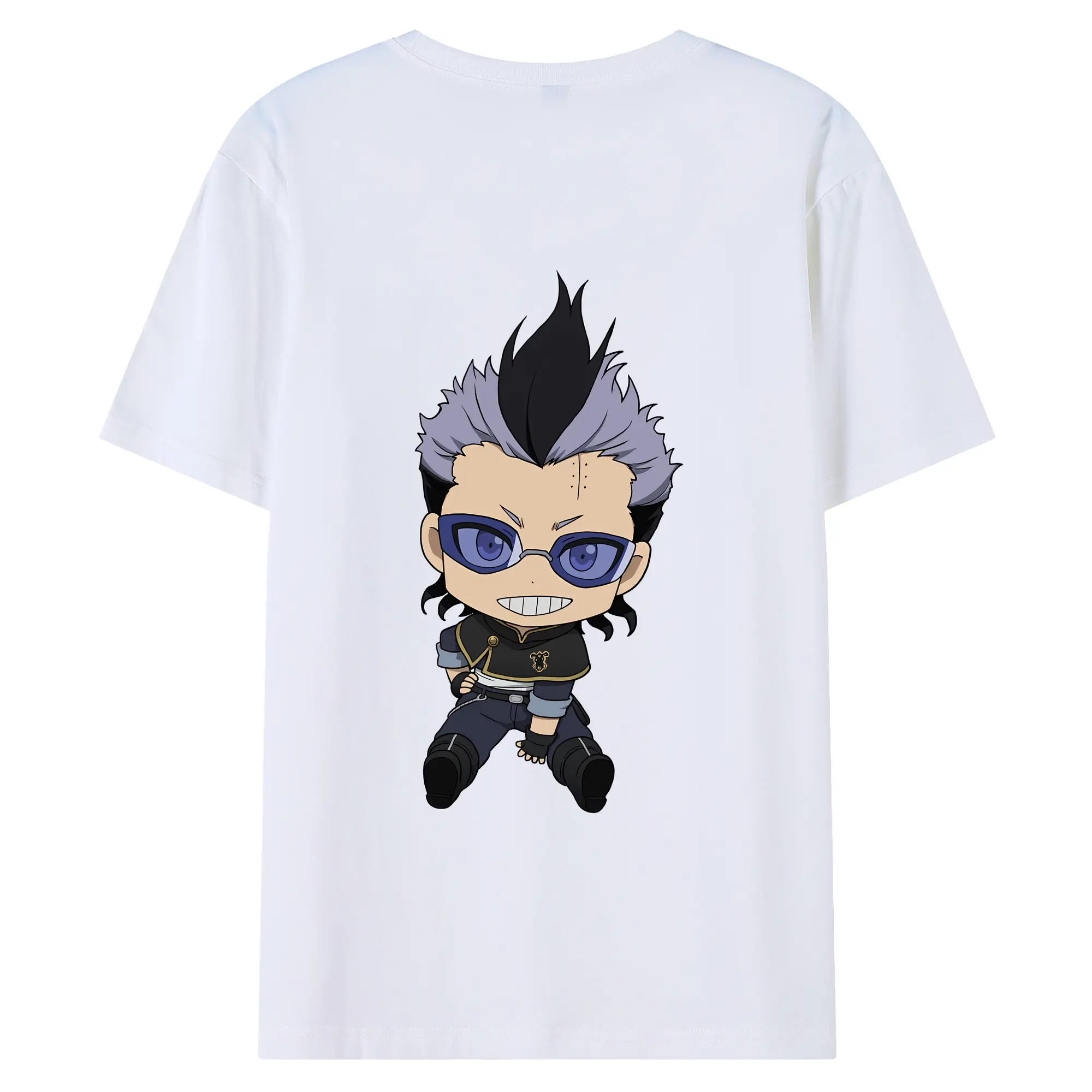 ブラッククローバー グッズ マグナ・スウィング - 綿100％ 半袖Tシャツ ・ バックプリント ・ 快適 通気性 ・ 日常使い 散歩 スポーツ用