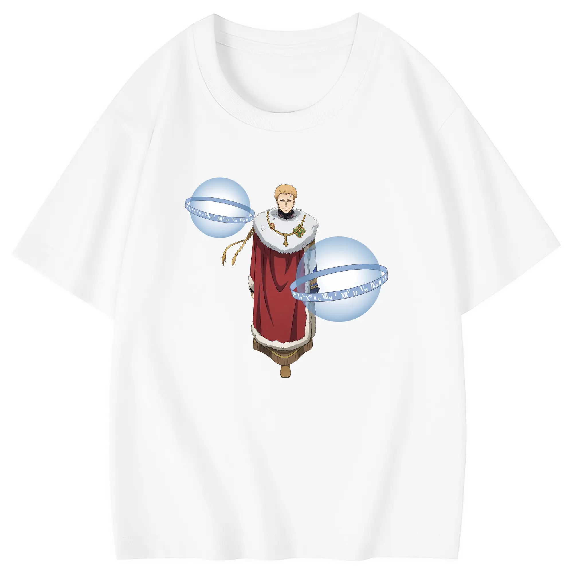 ブラッククローバー グッズ ユリウス・ノヴァクロノ - 綿100％ キッズTシャツ ・ フロントプリント ・ 快適 通気性 ・ スポーツ カジュアル 散歩用