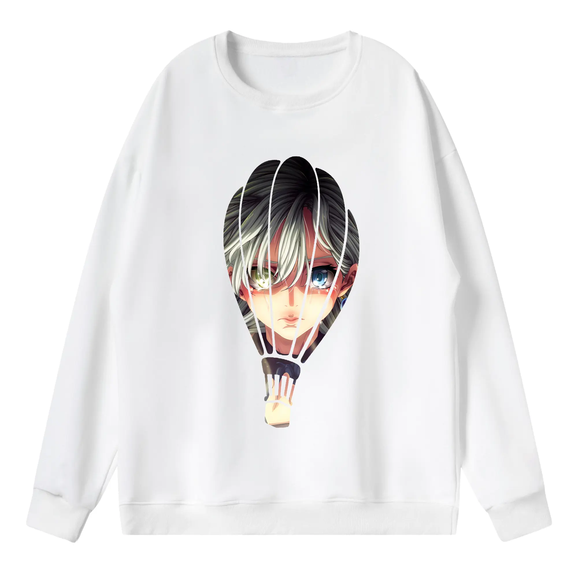 七つの大罪 グッズ エリザベス - 薄手 クルーネック スウェット 裏毛260g · ポリエステル 春秋向け カジュアル 男女兼用 · トレーナー デイリー スポーツ 散歩に最適