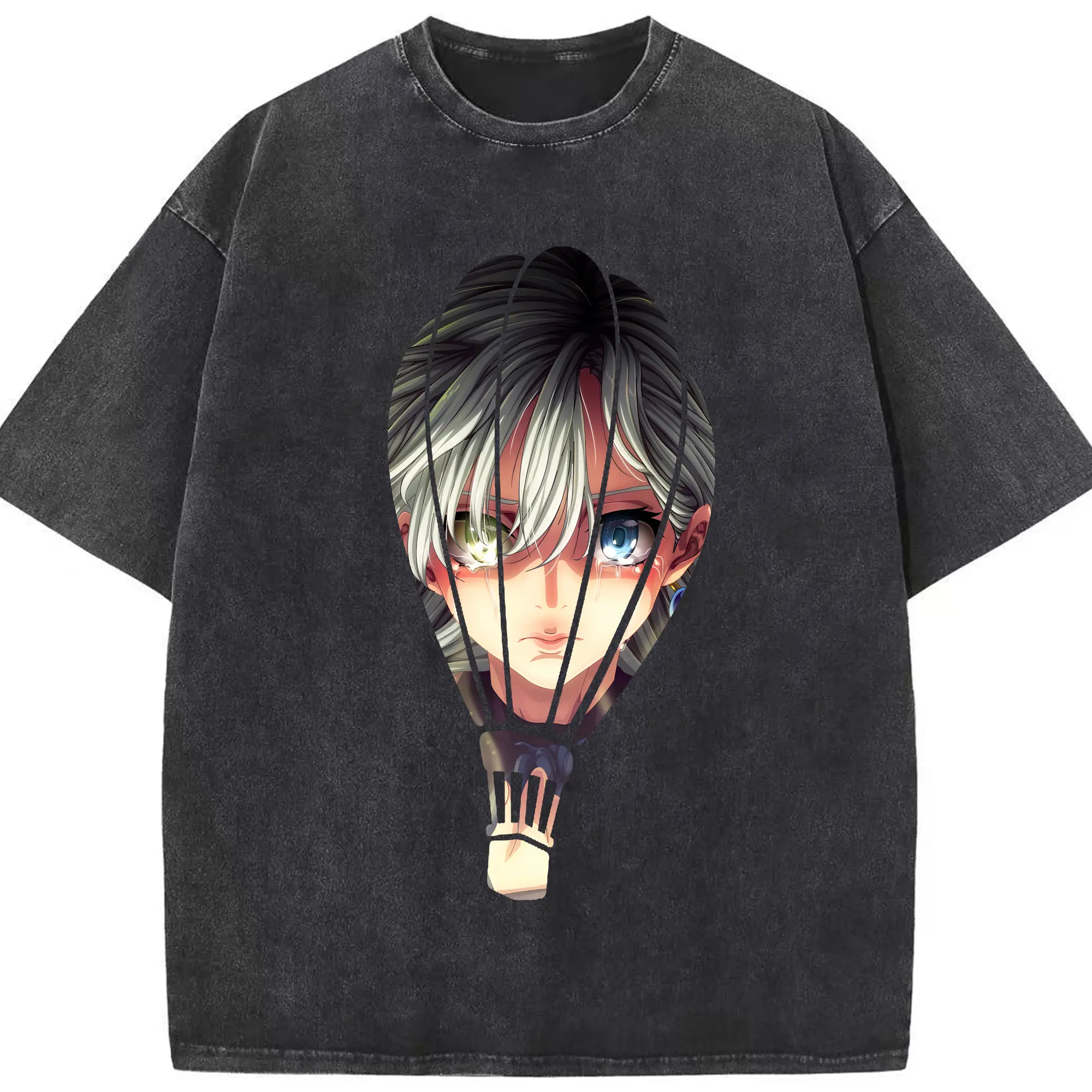 七つの大罪 グッズ エリザベス - 綿100％ ヴィンテージ風 半袖Tシャツ ・ フロントプリント ・ 柔らか肌触り ・ 通気性 快適 ・ スポーツ カジュアル 外出用