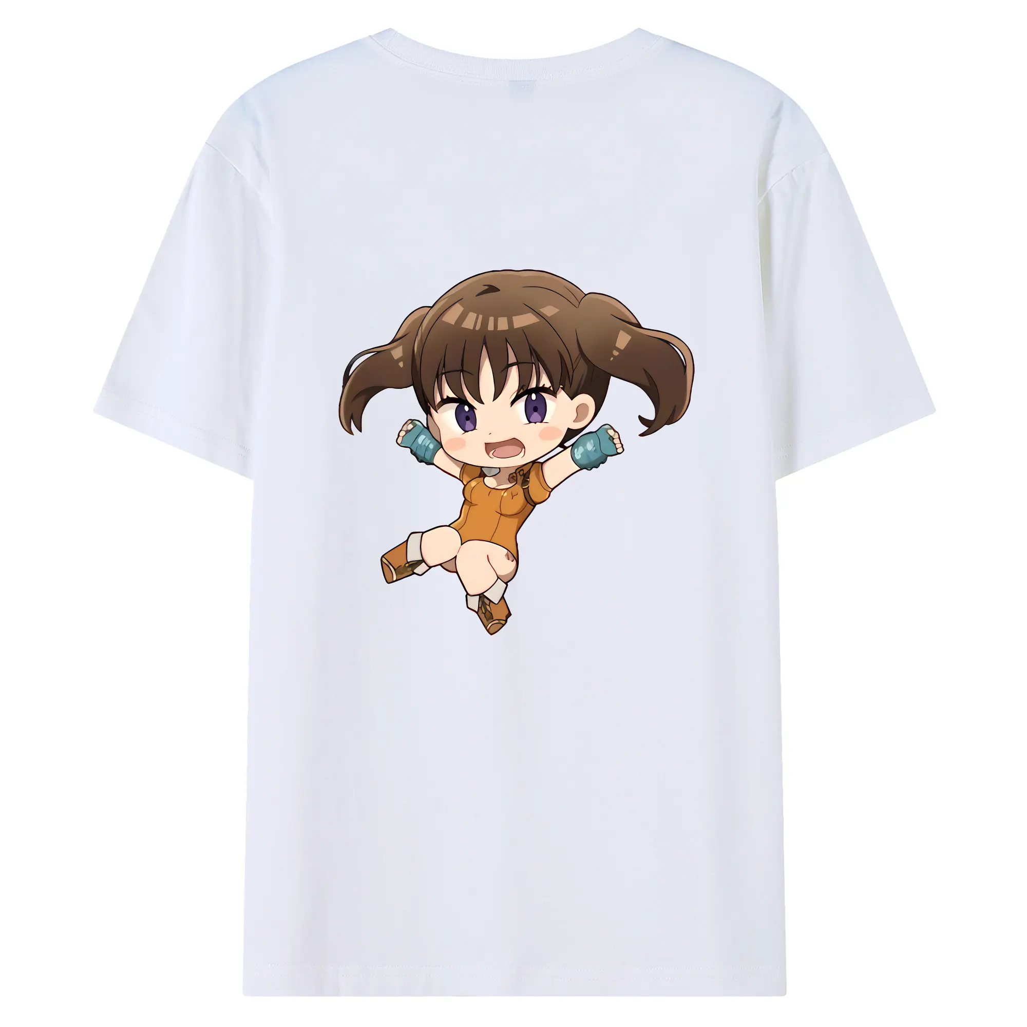 七つの大罪 グッズ ディアンヌ - 綿100％ 半袖Tシャツ ・ バックプリント ・ 快適 通気性 ・ 日常使い 散歩 スポーツ用